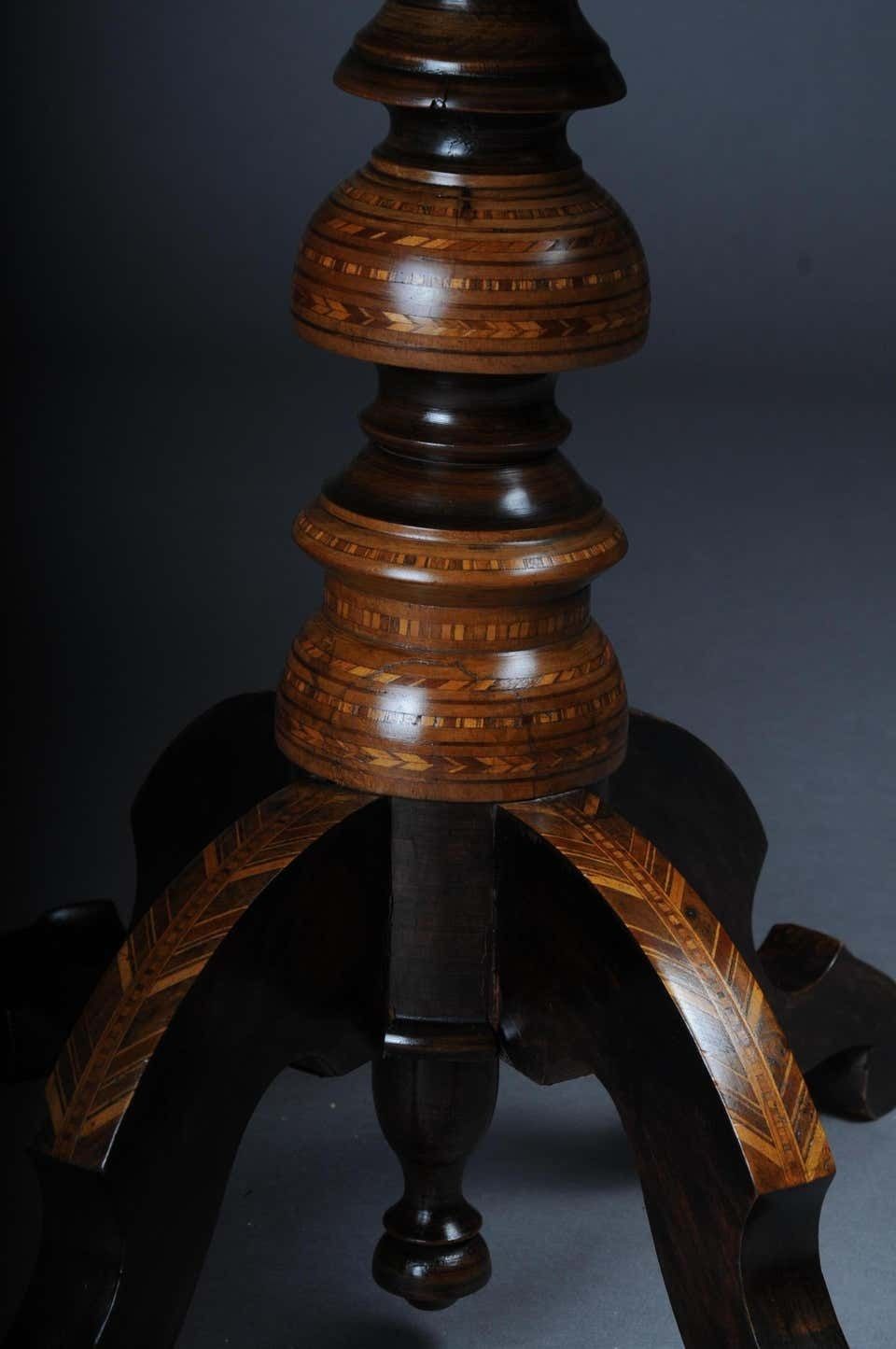 2741.0 Antique Inlaid Table South German / Italy, Circa 1845 photo