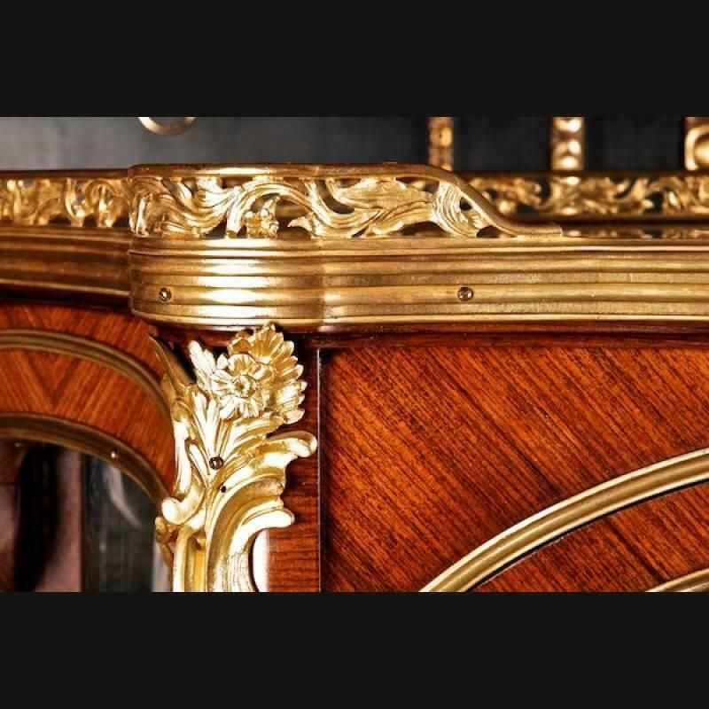 19th Century Napoleon III Style Kingwood Vernis Martin Paul Sormani Vitrine photo 25328.0