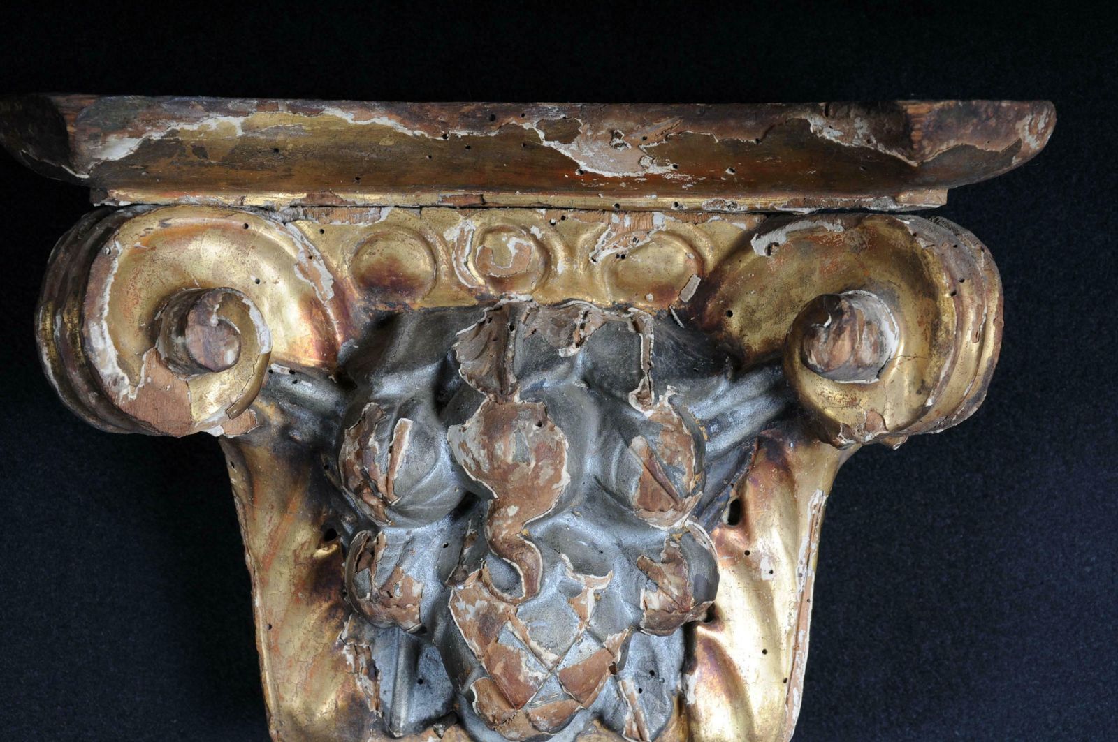 18th Century Museum Corinthian Chapter, Wood Gilded photo vintage