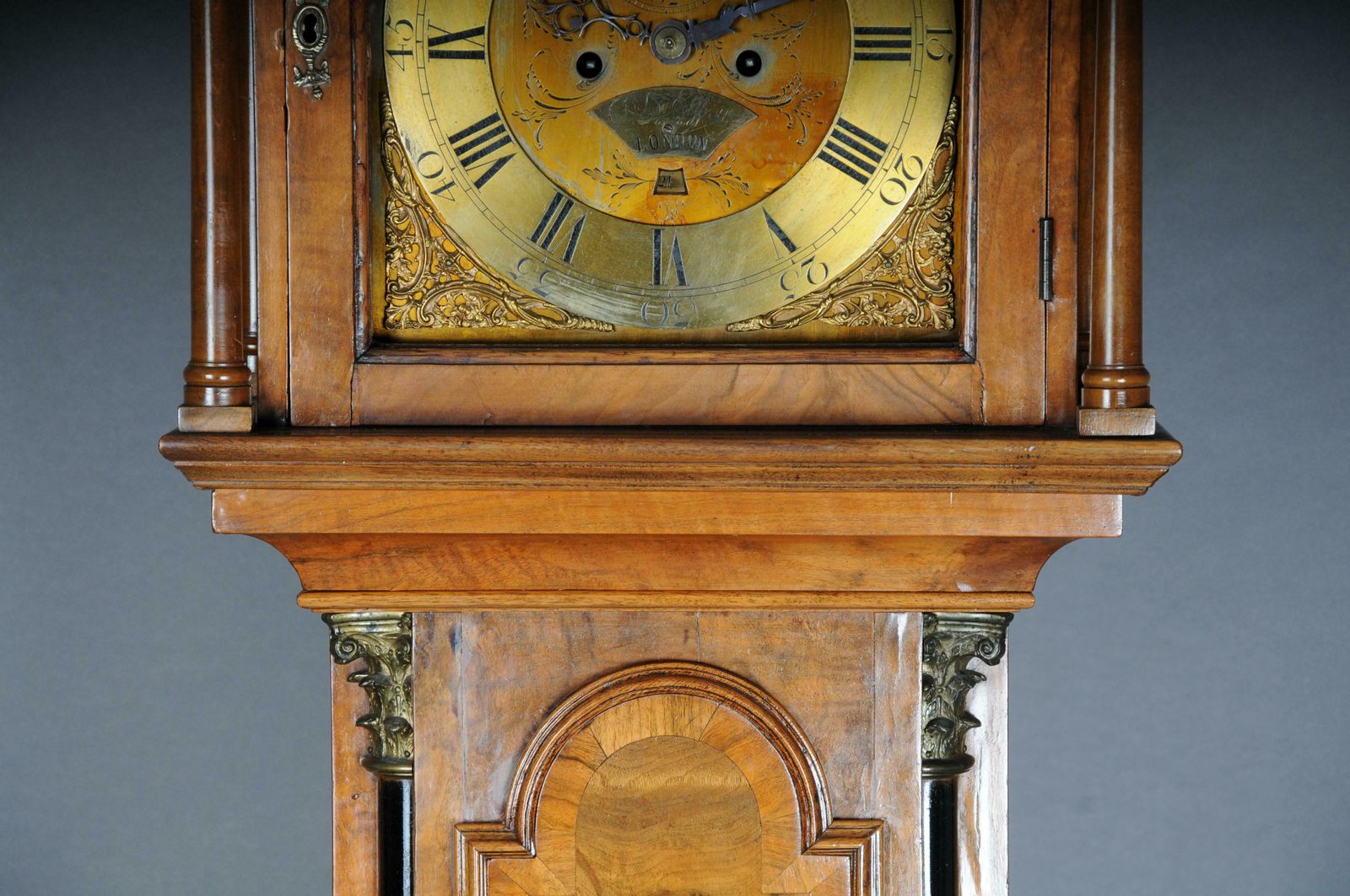 Beautiful Antique English Grandfather Clock, Oak, 19th Century photo 4705.0