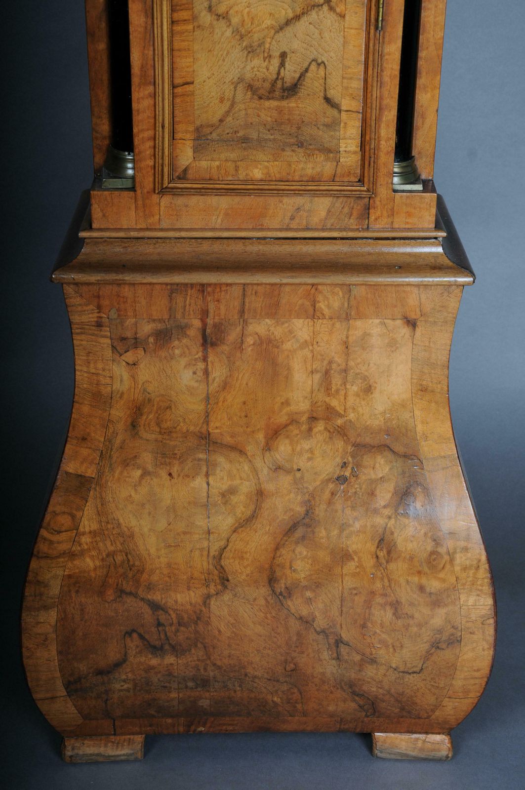 Home Decor Beautiful Antique English Grandfather Clock, Oak, 19th Century photo