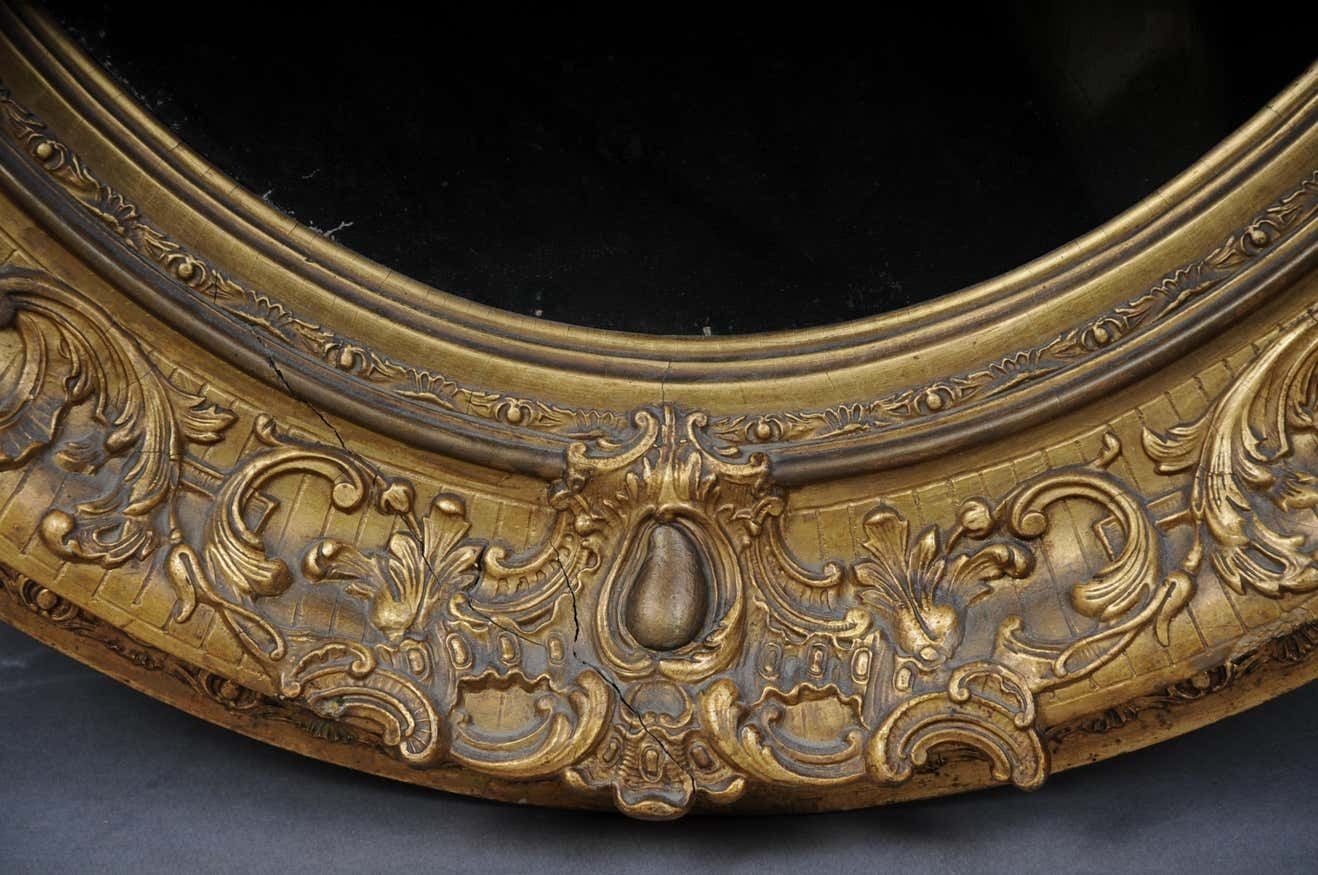 photo vinterior Antique Oval Biedermeier Gentlemen''S Portrait Painting, 19th Century