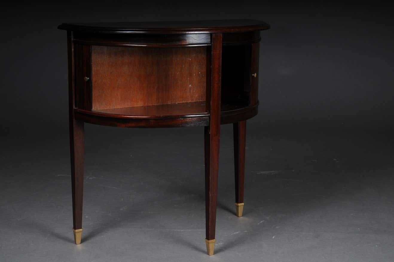 20th Century English Semicircular Wall Chest Of Drawers, Mahogany photo 972.0