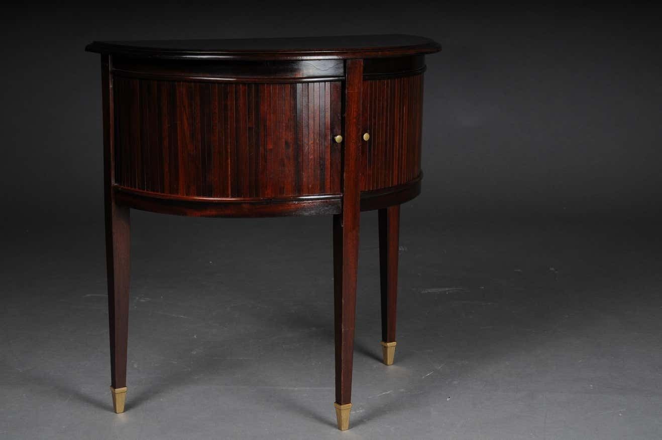 20th Century English Semicircular Wall Chest Of Drawers, Mahogany photo vinterior