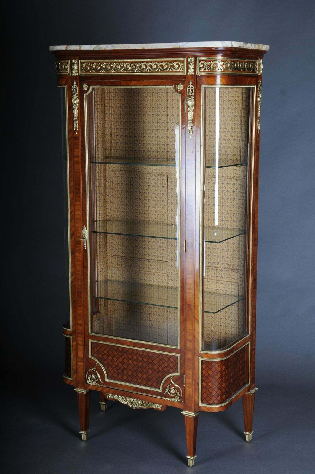 Louis XVI Showcase Napoleon III Paris  Around 1870 photo furniture