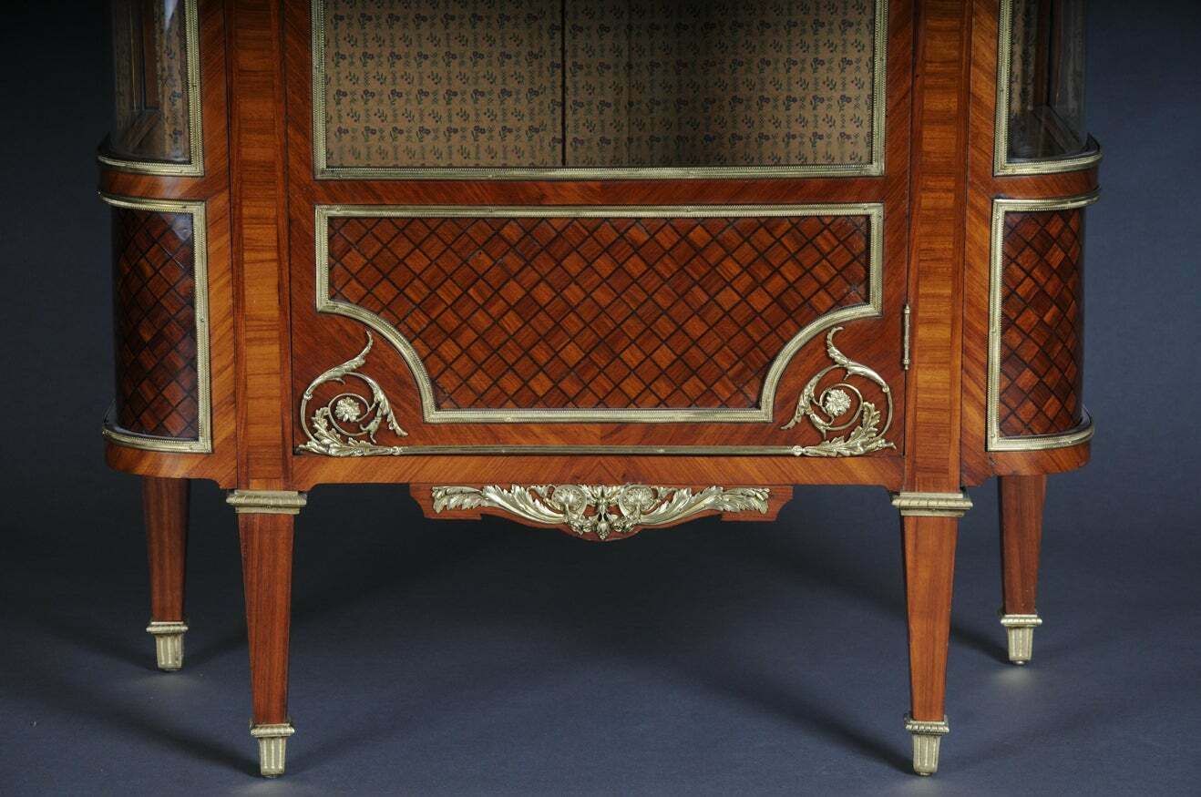 Louis XVI Showcase Napoleon III Paris  Around 1870 photo Furniture