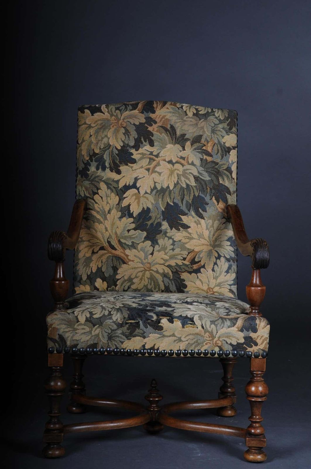 Beautiful Neo Renaissance Tapestry Armchair, Circa 1900 photo for sale