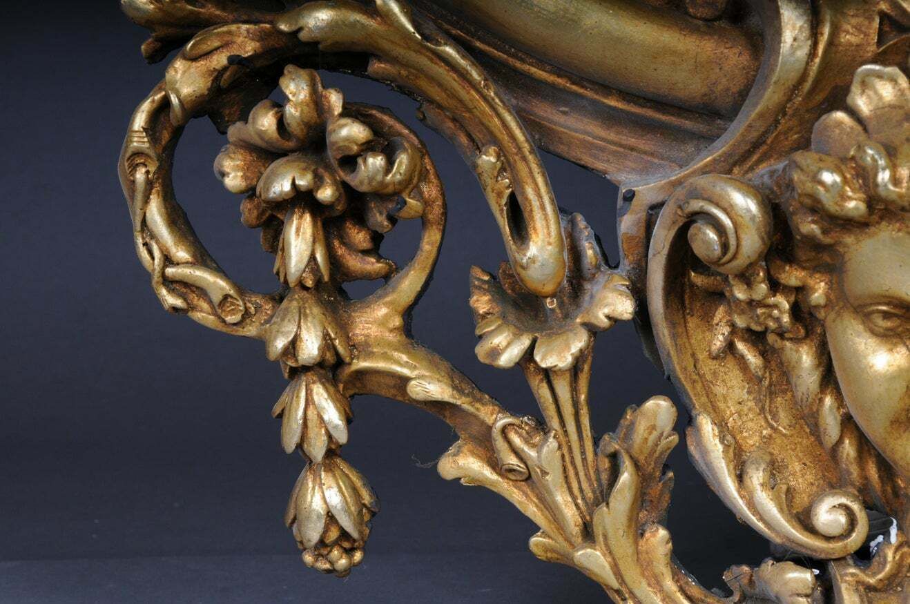 7223.0 Royal And Monumental Gilded Wall Mirror After F. Linke Paris photo