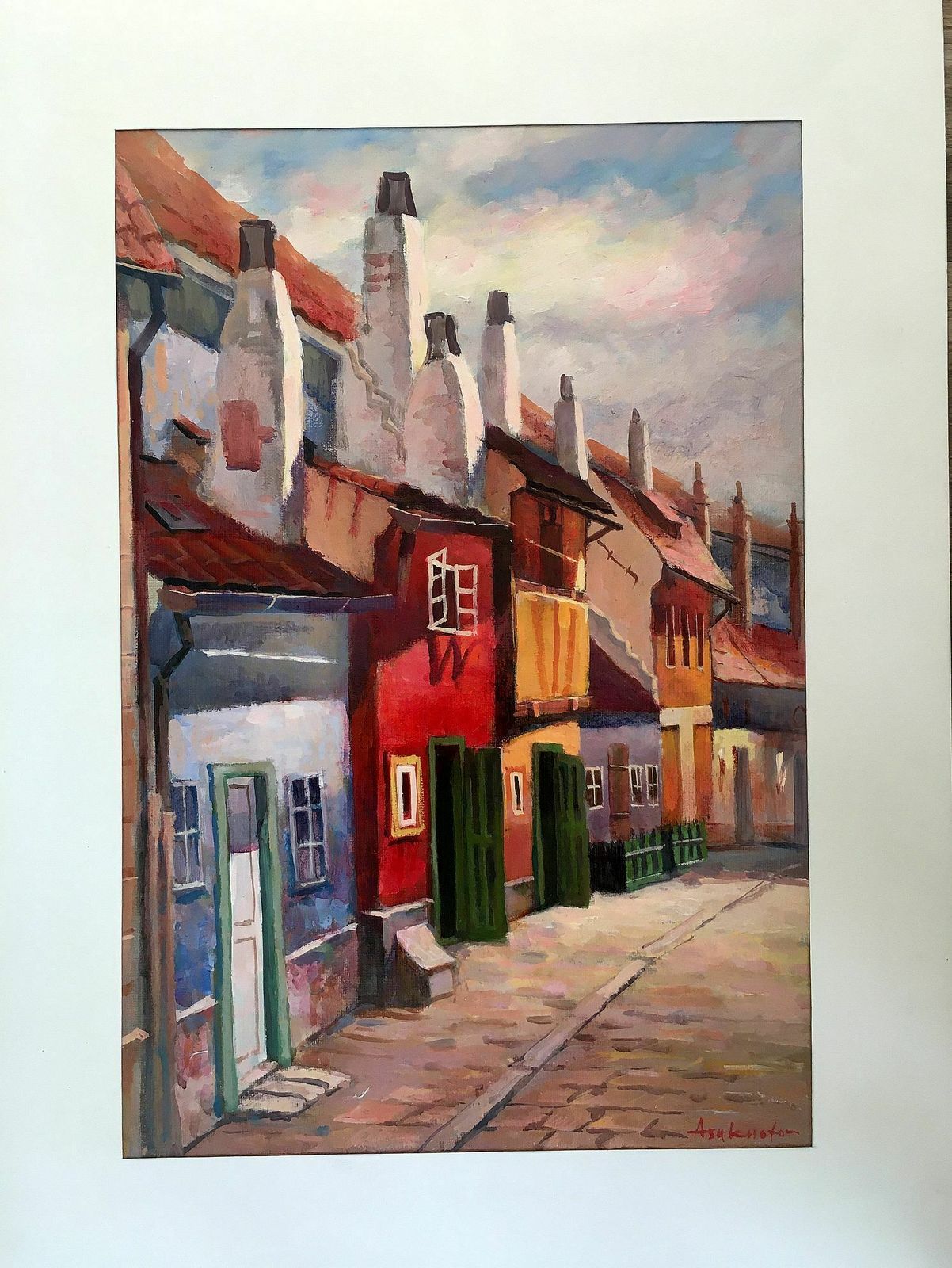 "Golden Street Prague" Acad. Painter Mikhail Ashkhotov photo furniture