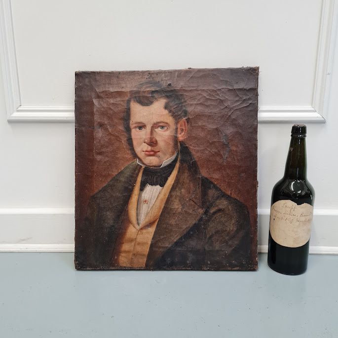 Georgian Oil Painting Of Gentleman photo furniture