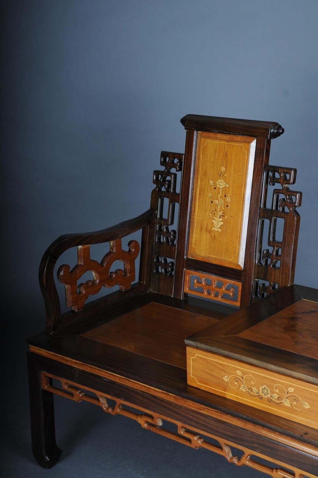 Beautiful Asian Bench / Telephone Bench, China, 20th Century photo Furniture
