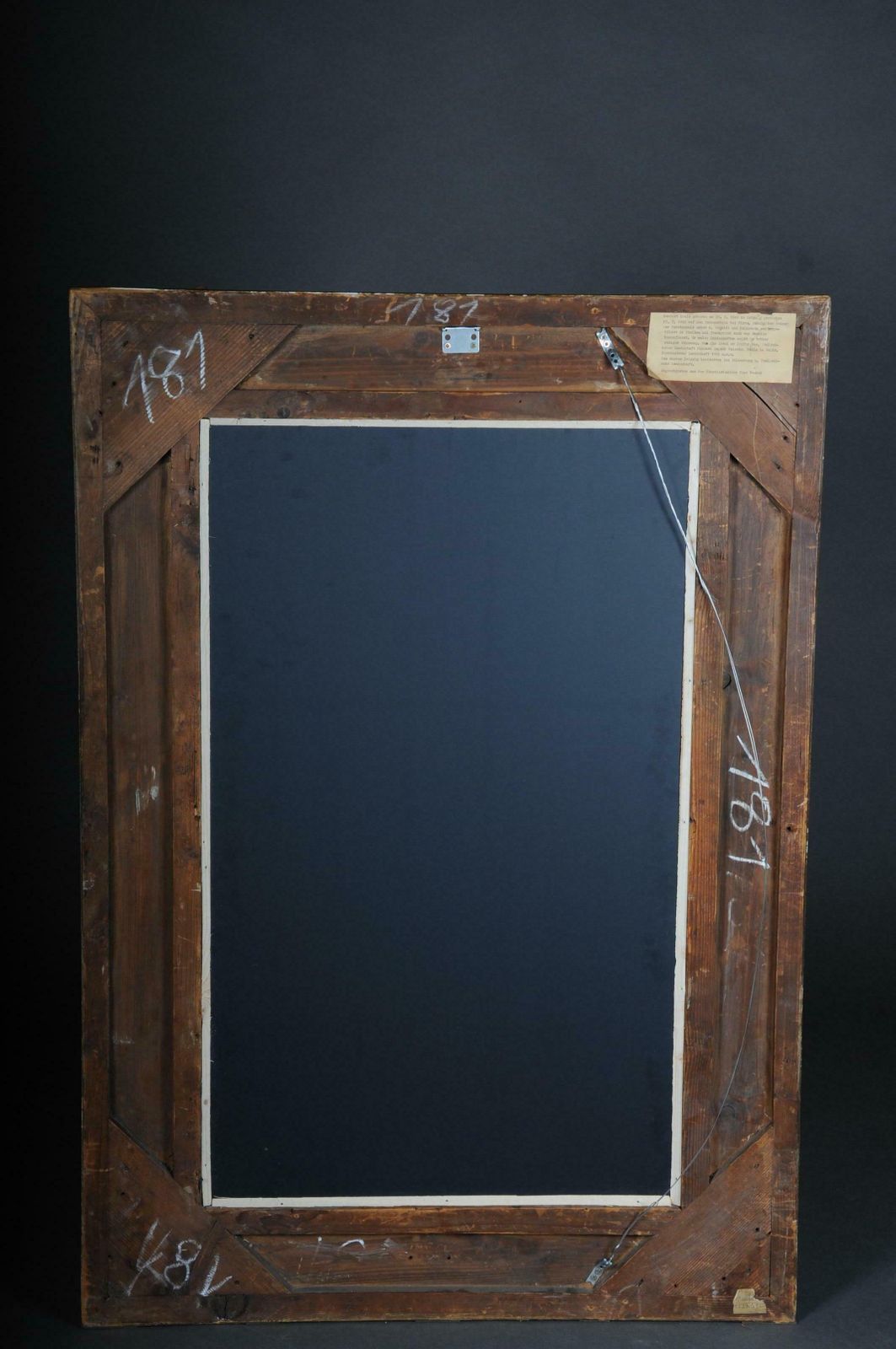 19th Century Ornate Wall Mirror Gold Frame, Gilded, Circa 1870 photo vinterior