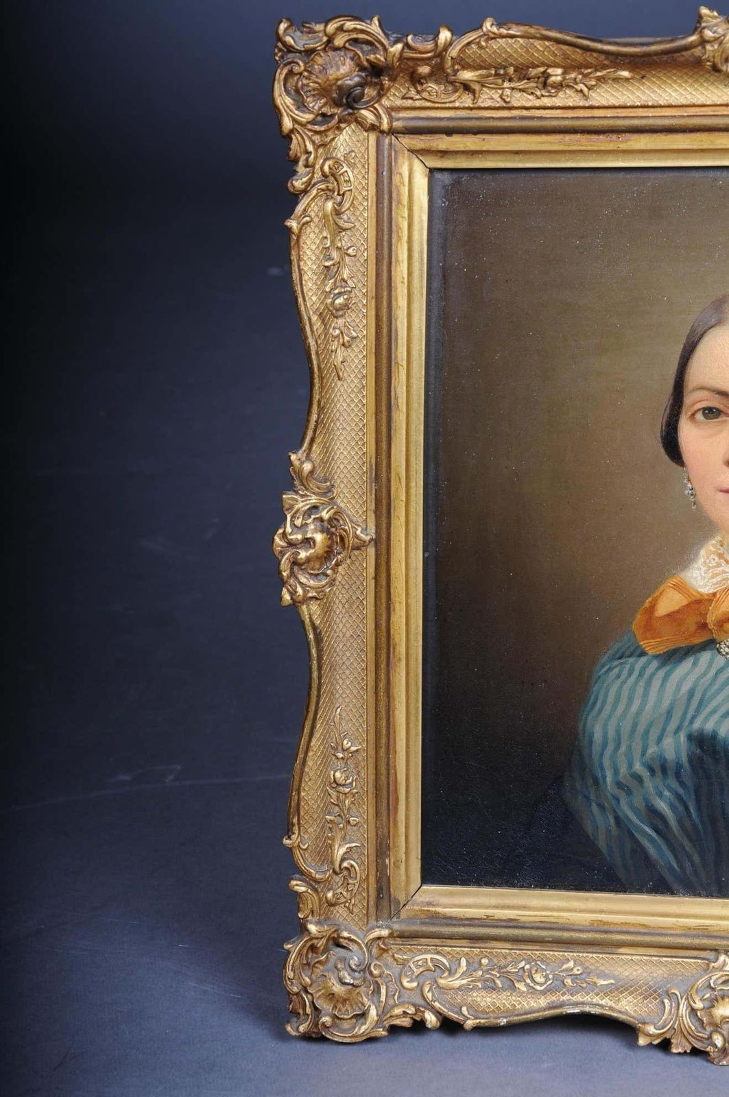 photo buy Antique Biedermeier Ladies Portrait / Painting, 19th Century
