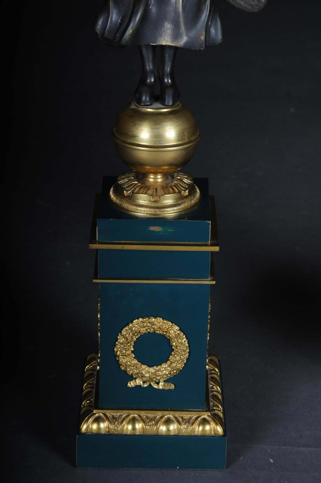 Home Decor Pair Of Empire Ceremonial Bronze Candelabras/Candlesticks After P. P. Thomire photo