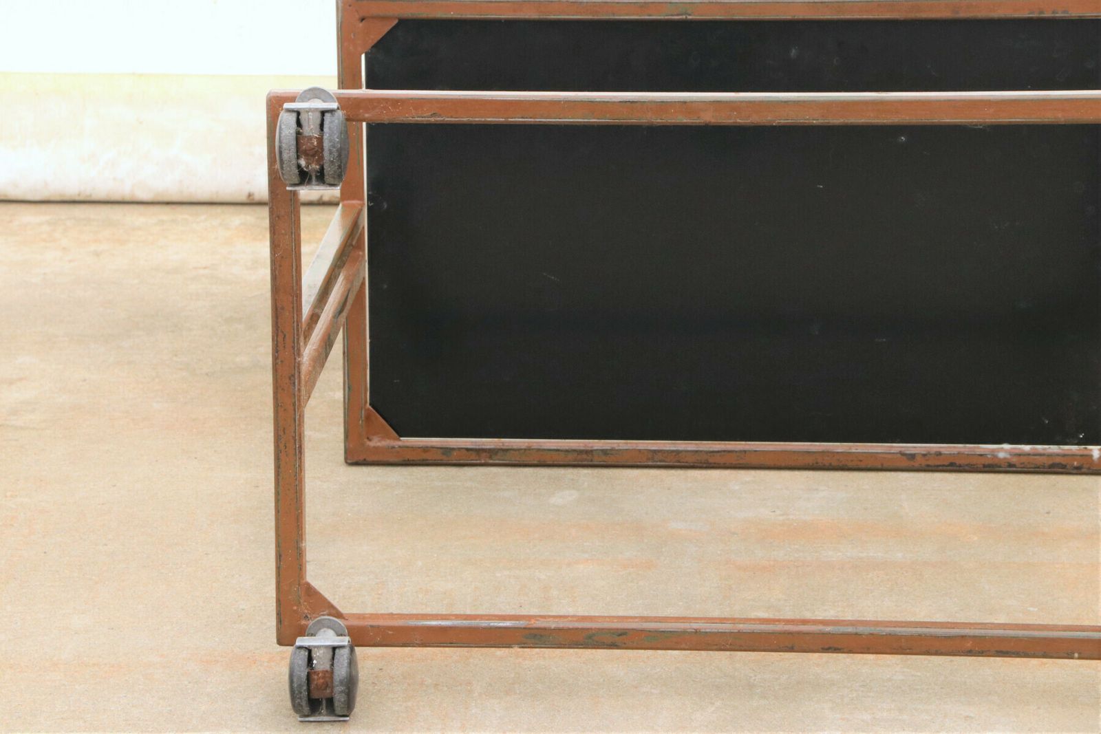 Czechoslovak Industrial Serving Trolley On Wheels From The 1970s photo 342.0