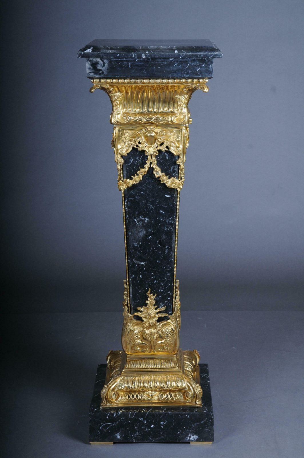 20th Century Marble Column With Bronze, Napoleon III photo furniture