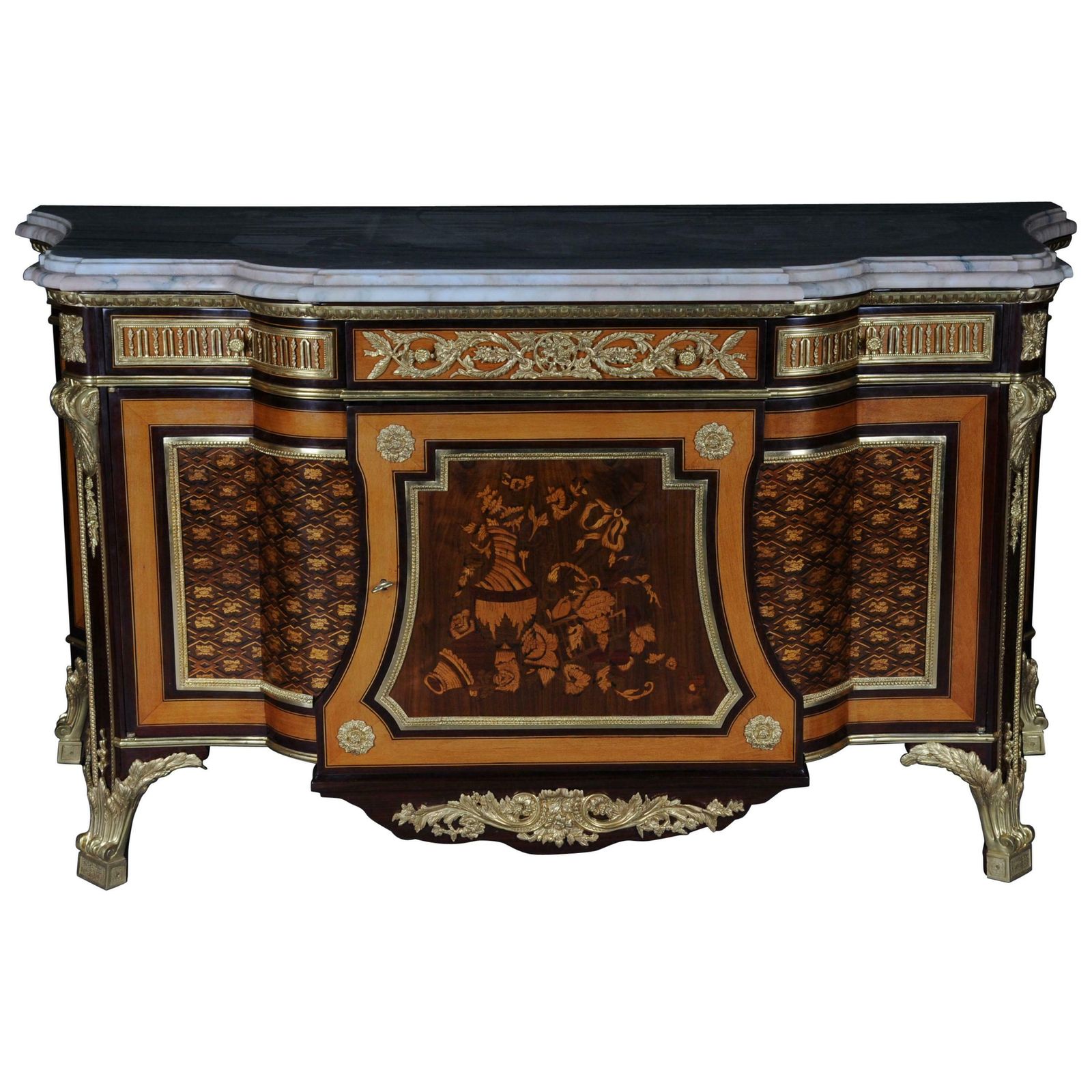 20th Century Louis XVI Style Commode/Chest Of Drawers After Jean Henri Riesener