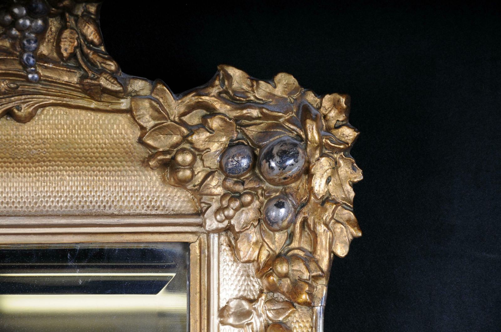 Beautiful Antique Historicism Mirror, Around 1870, Gilded photo Home Decor