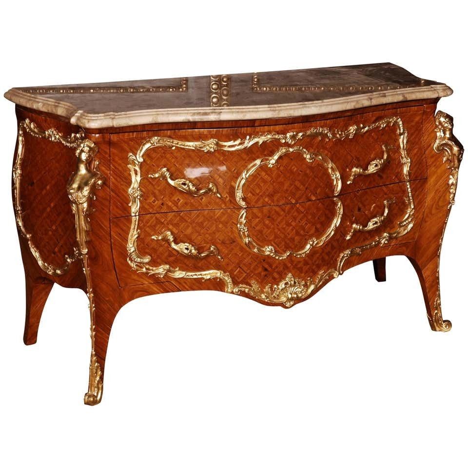 20th Century Louis XV French Commode Style After Francois Linke