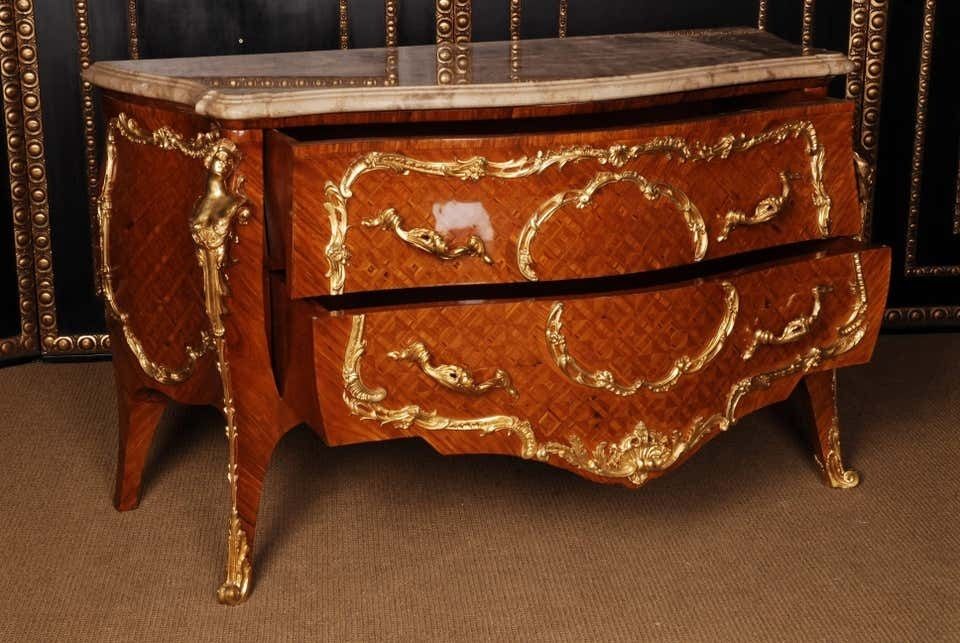 20th Century Louis XV French Commode Style After Francois Linke photo furniture