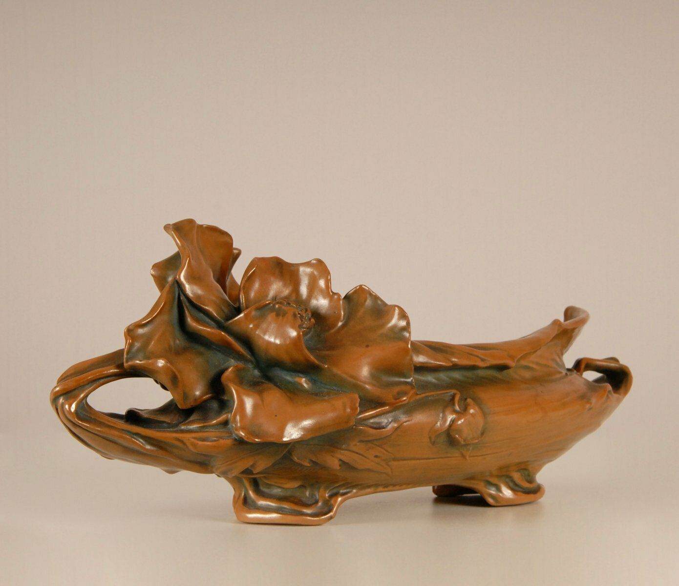 Home Decor Art Nouveau Pottery Vase By George Klimt For Bernard Bloch photo