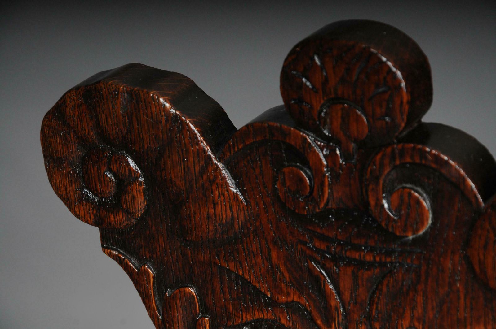 photo for sale Antique Neo Renaissance Board Chair Historicism Circa 1870, Oak C