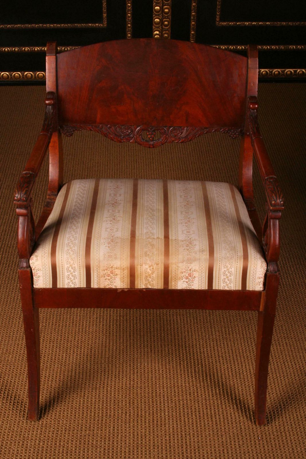 19th Century Empire Style A Russian Armchair photo furniture