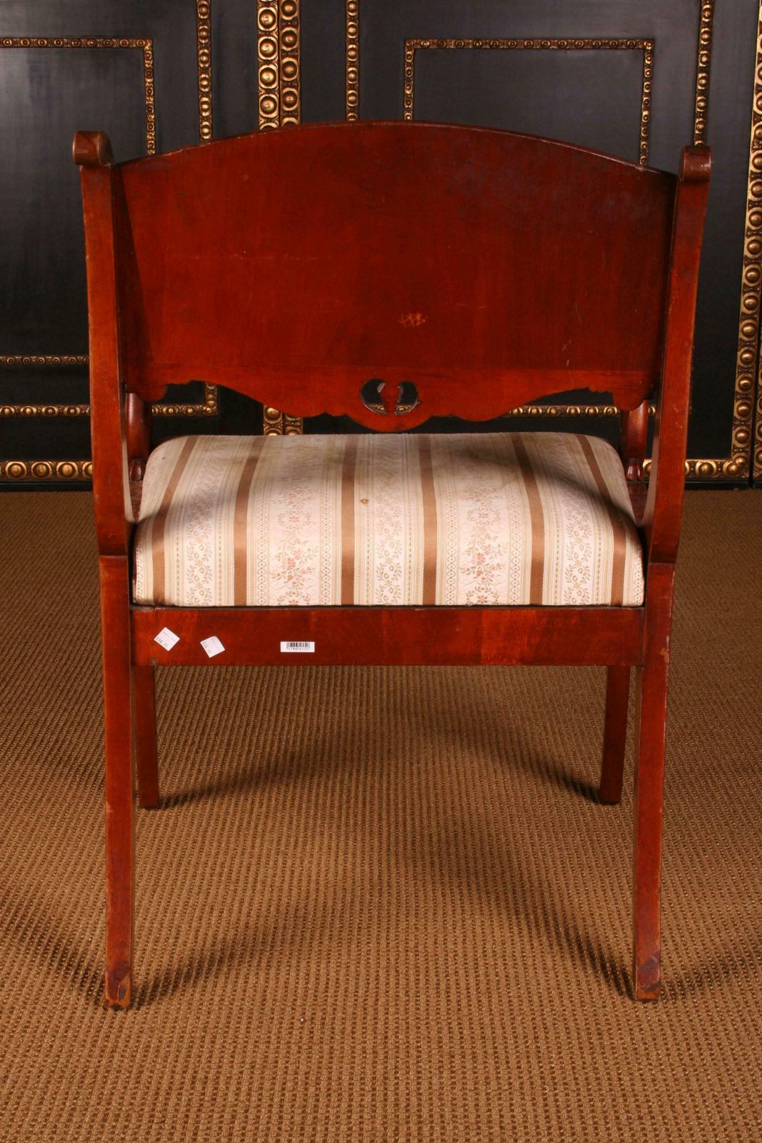 19th Century Empire Style A Russian Armchair photo vintage