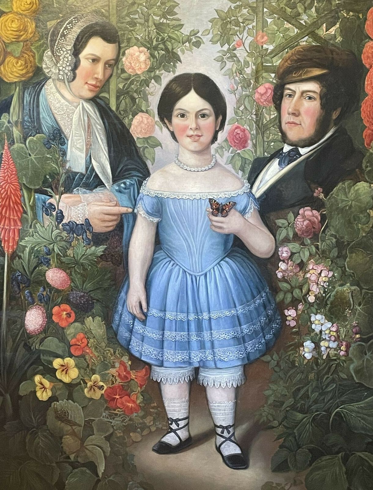 In Memoriam Portrait Painting Of A Family Group 1856 photo Art