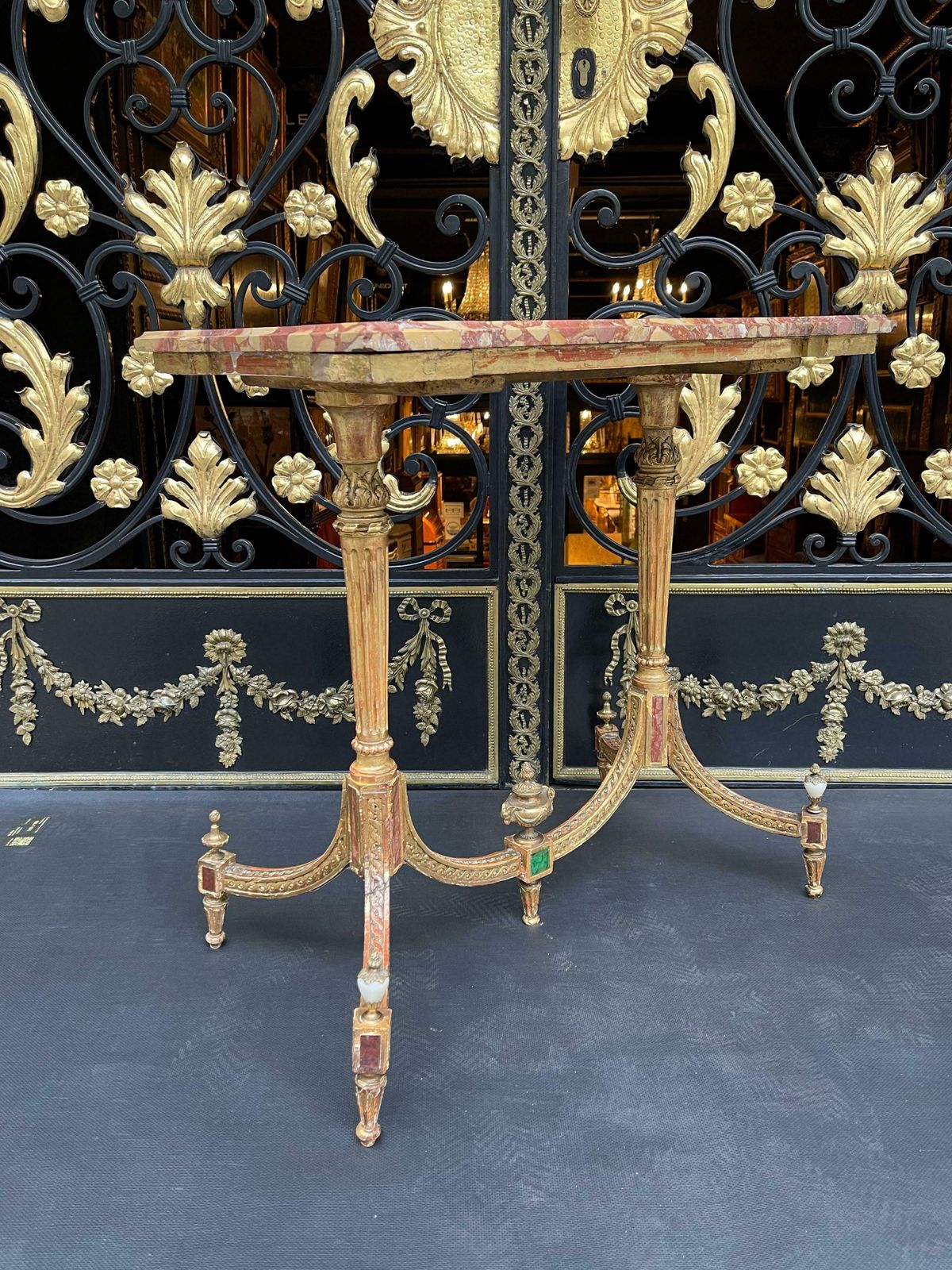 Museum Louis XVI Coffee Table  Side Table Russia Around 1790 Gold Plated photo furniture