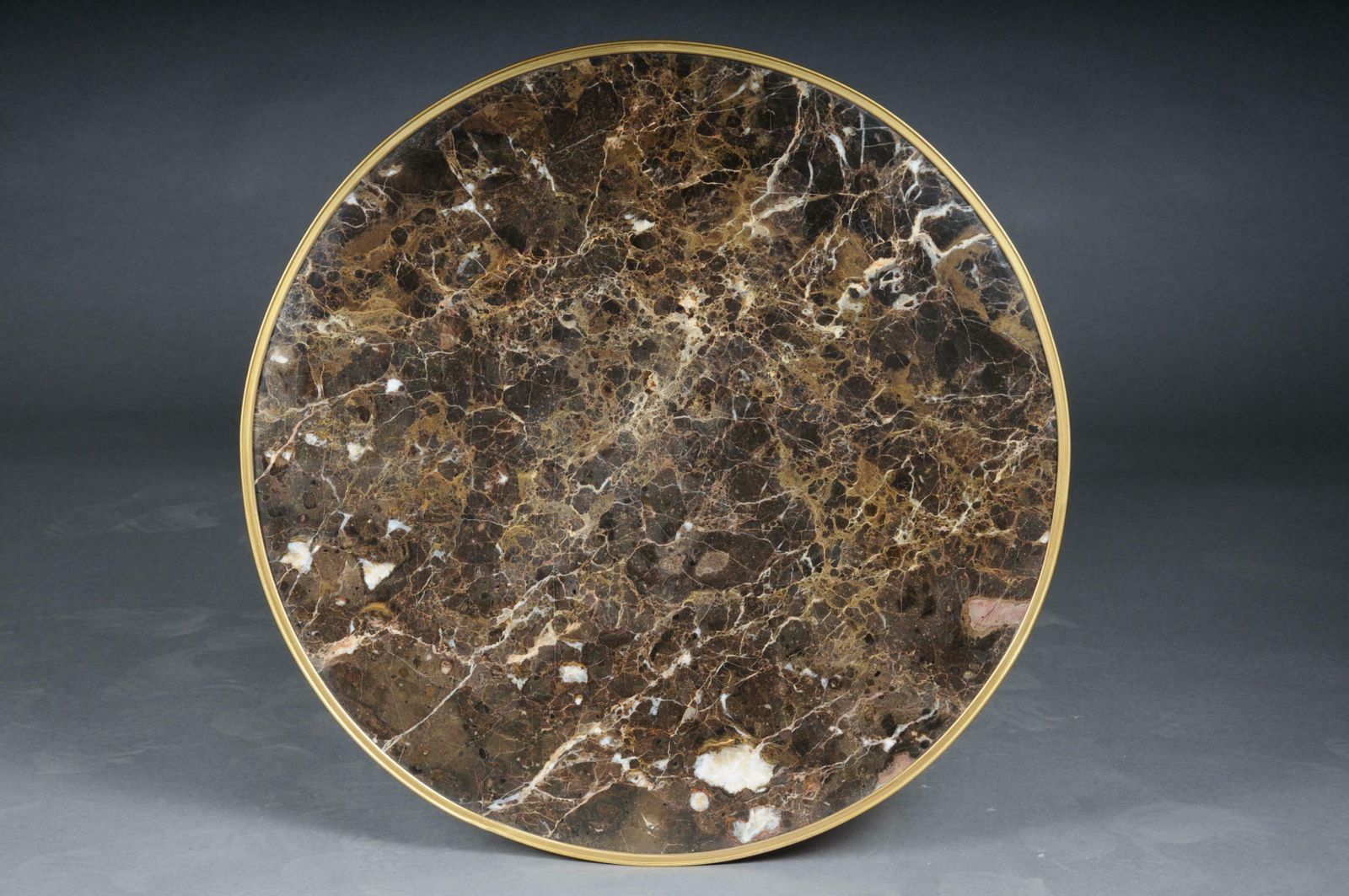20th Century Majestic Empire Salon Table/Gueridon, Beechwood, Marble photo for sale