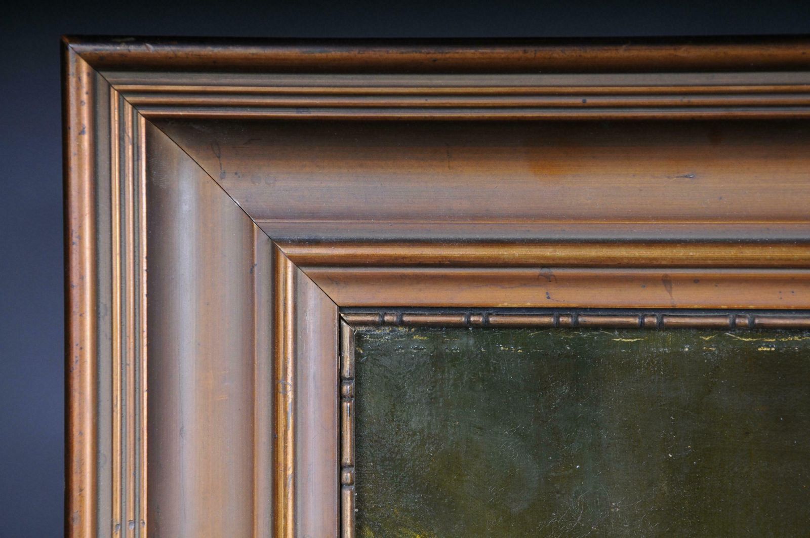 photo for sale Old Oil Painting After J. Vermeer Manner Old Master Circa 1900