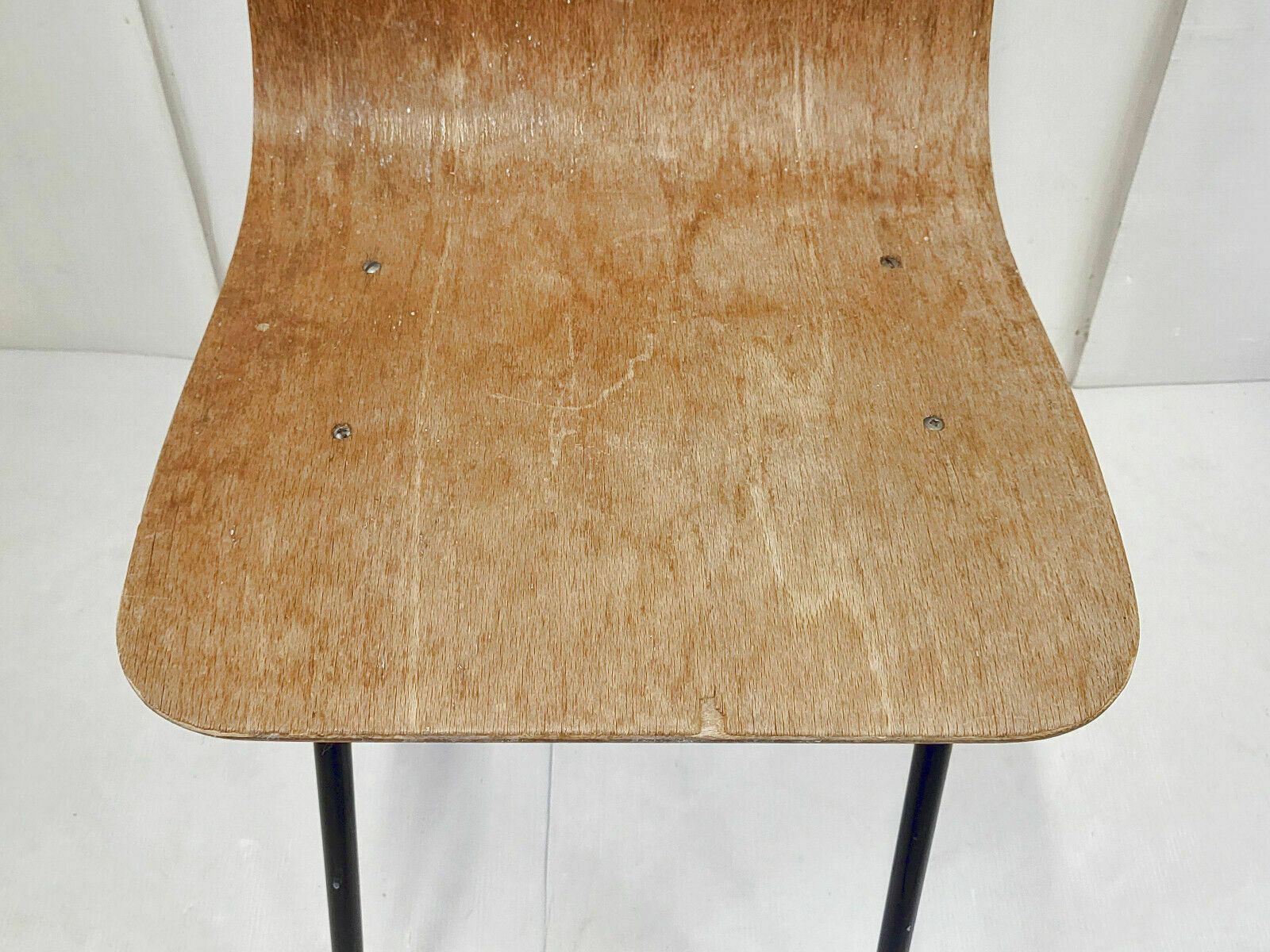 Vintage Stoel 1950 Hout & Staal Dlg Jean Prouvé Pierre Guariche Jaren 1950 photo buy