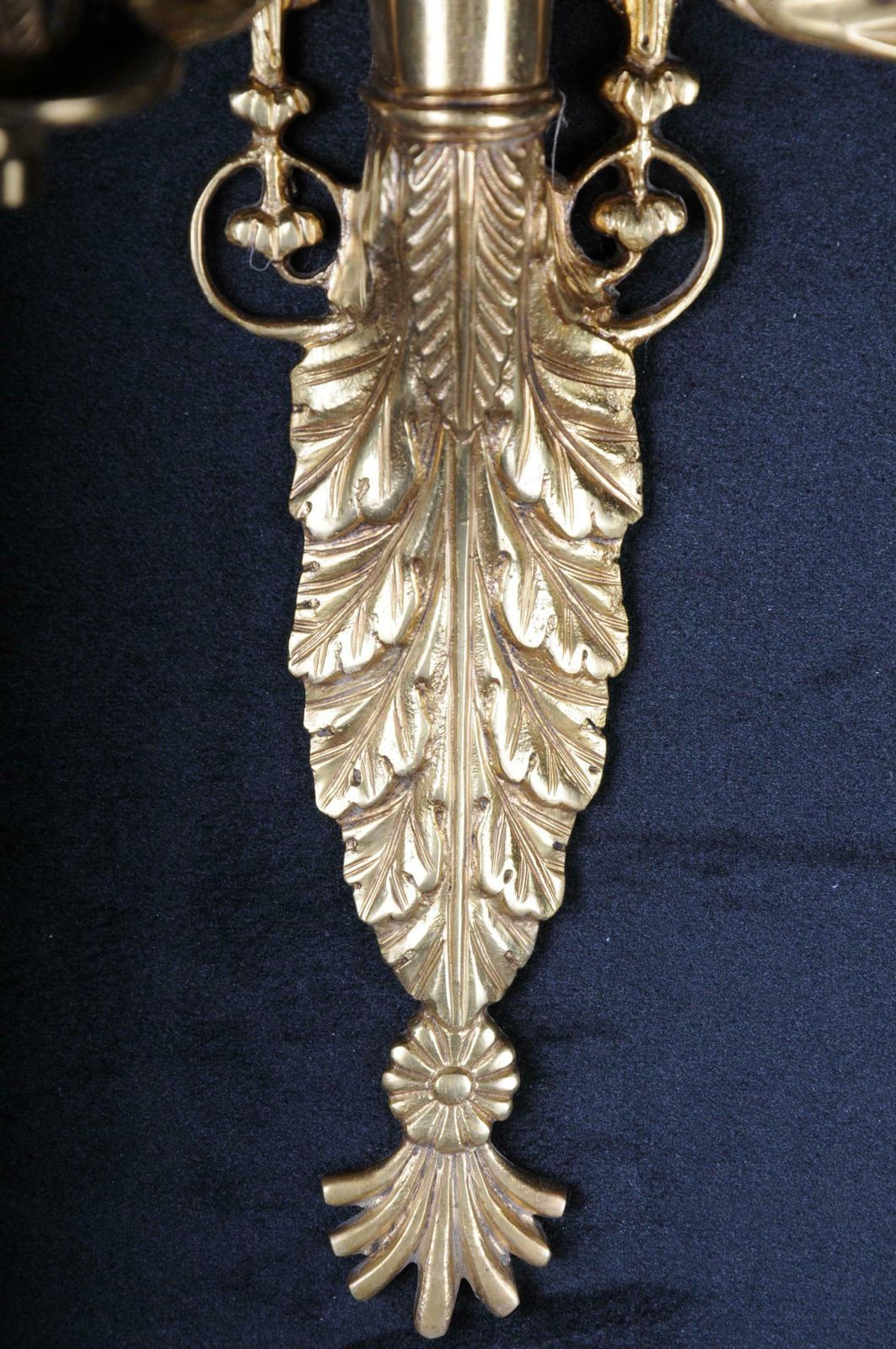 Pair Of French Bronze Wall Appliqués Or Sconces Empire Style photo 1348.0