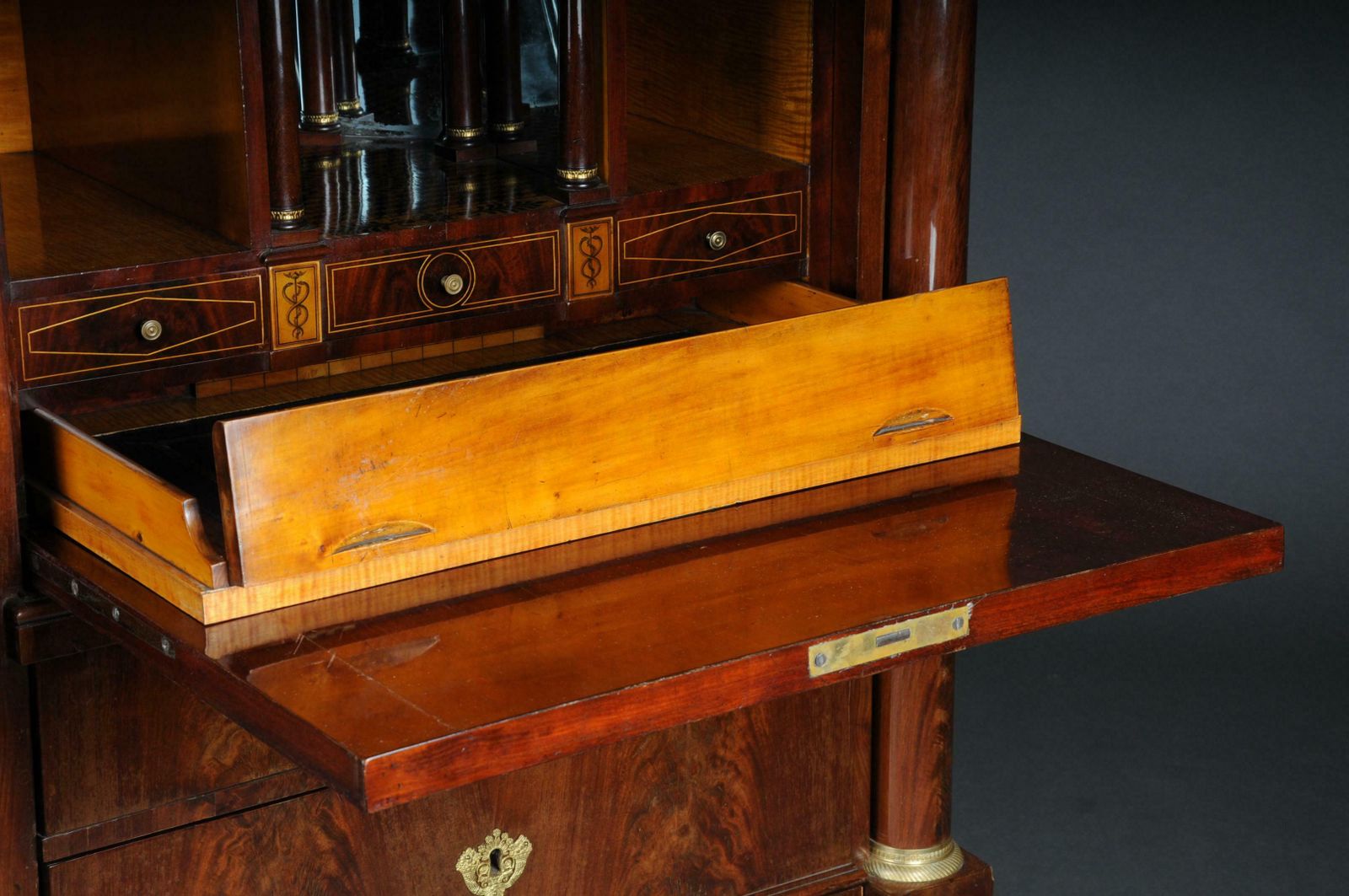 photo vinterior Museum Biedermeier Secretary Signed By Adolph Friedrich Voigt Circa 1825