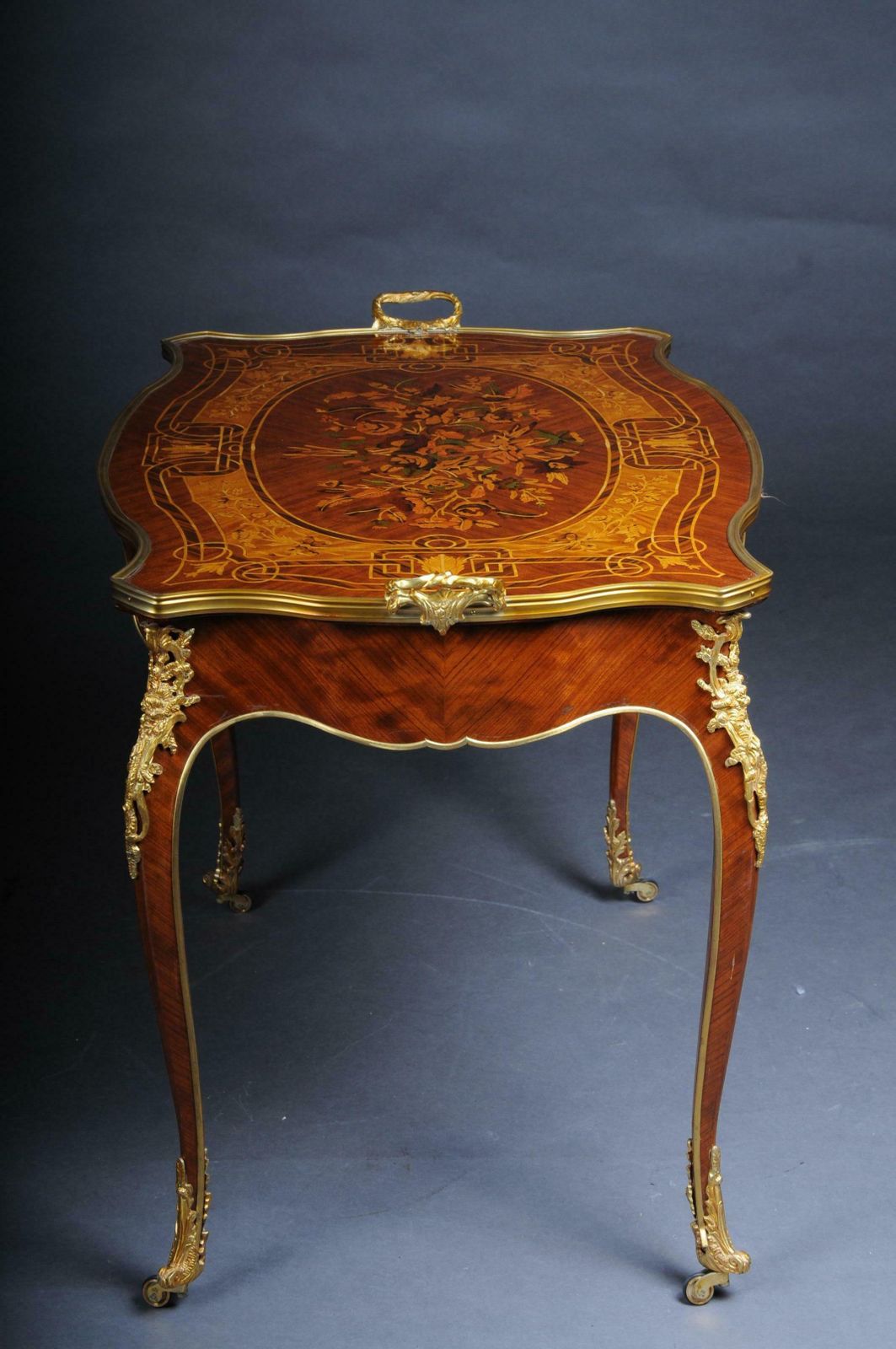 Elegant French Salon Table In Louis Quinze Style photo 2176.0