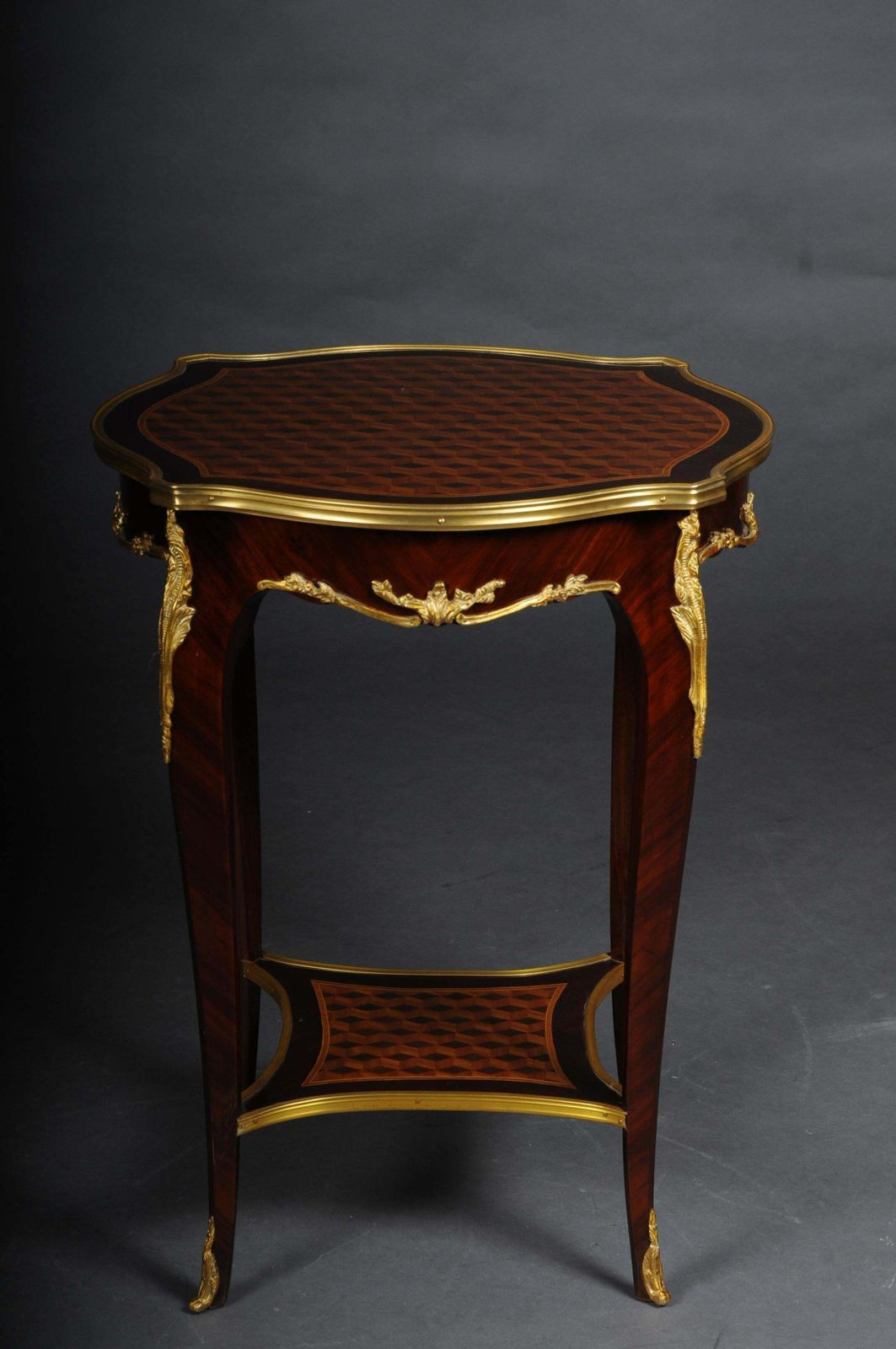 Beautiful Salon Side Table In Louis XV After F. Linke