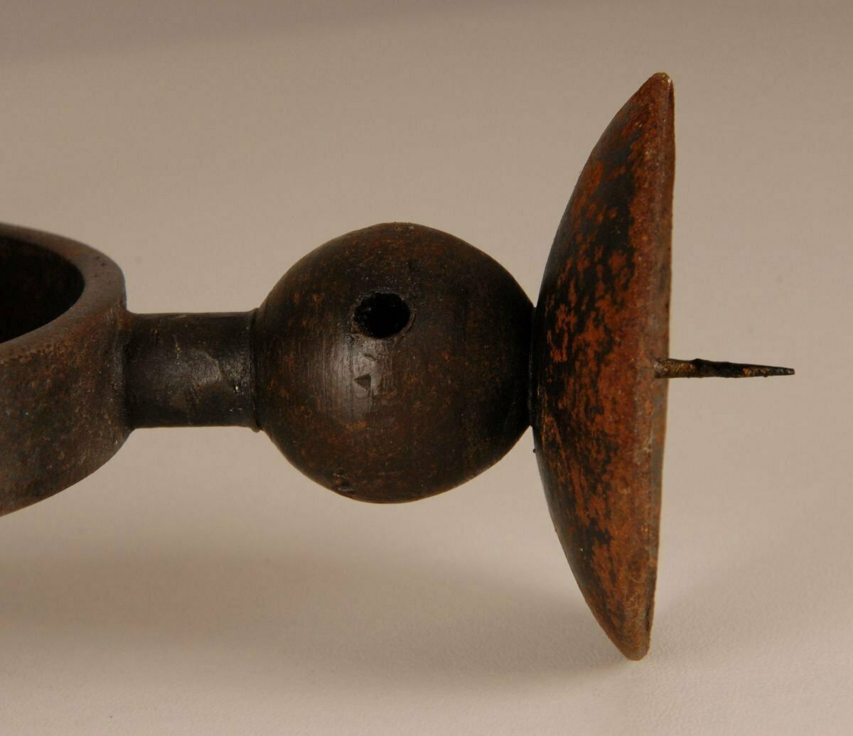 French Art Deco Wrought Iron Candleholder By Gilbert Poillerat, 1940s photo buy