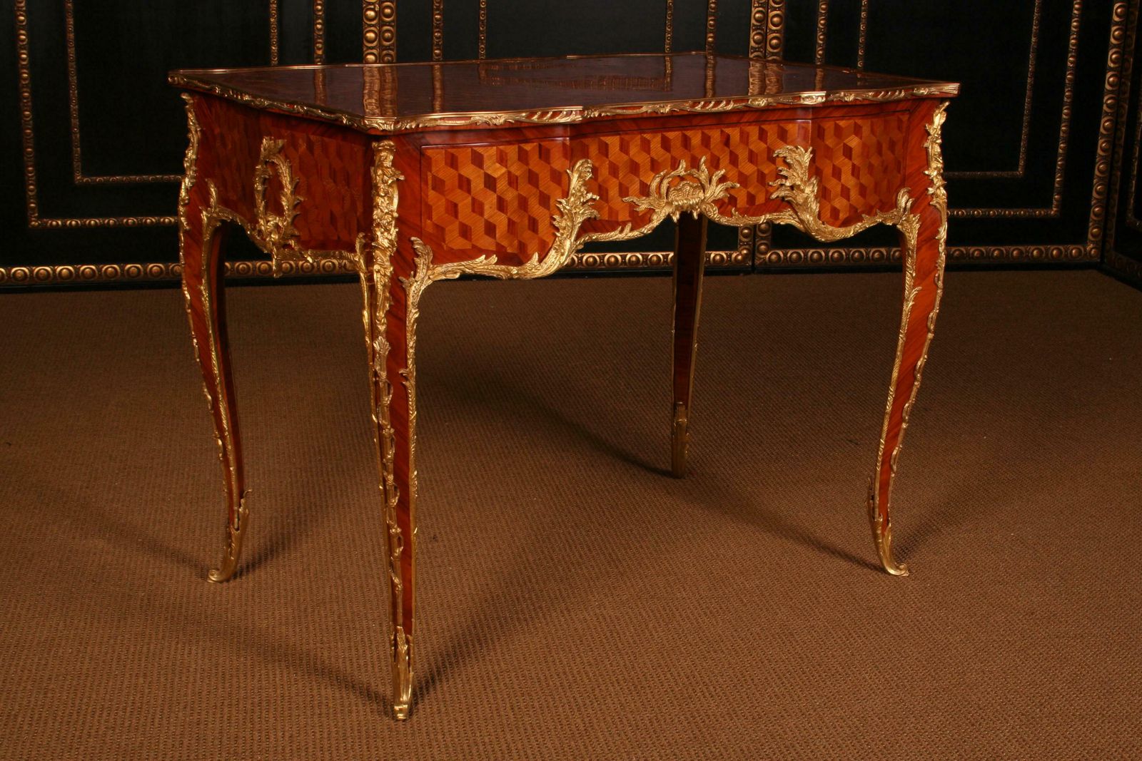 French Bureau Plat In Louis XV Style After Francois Linke photo furniture