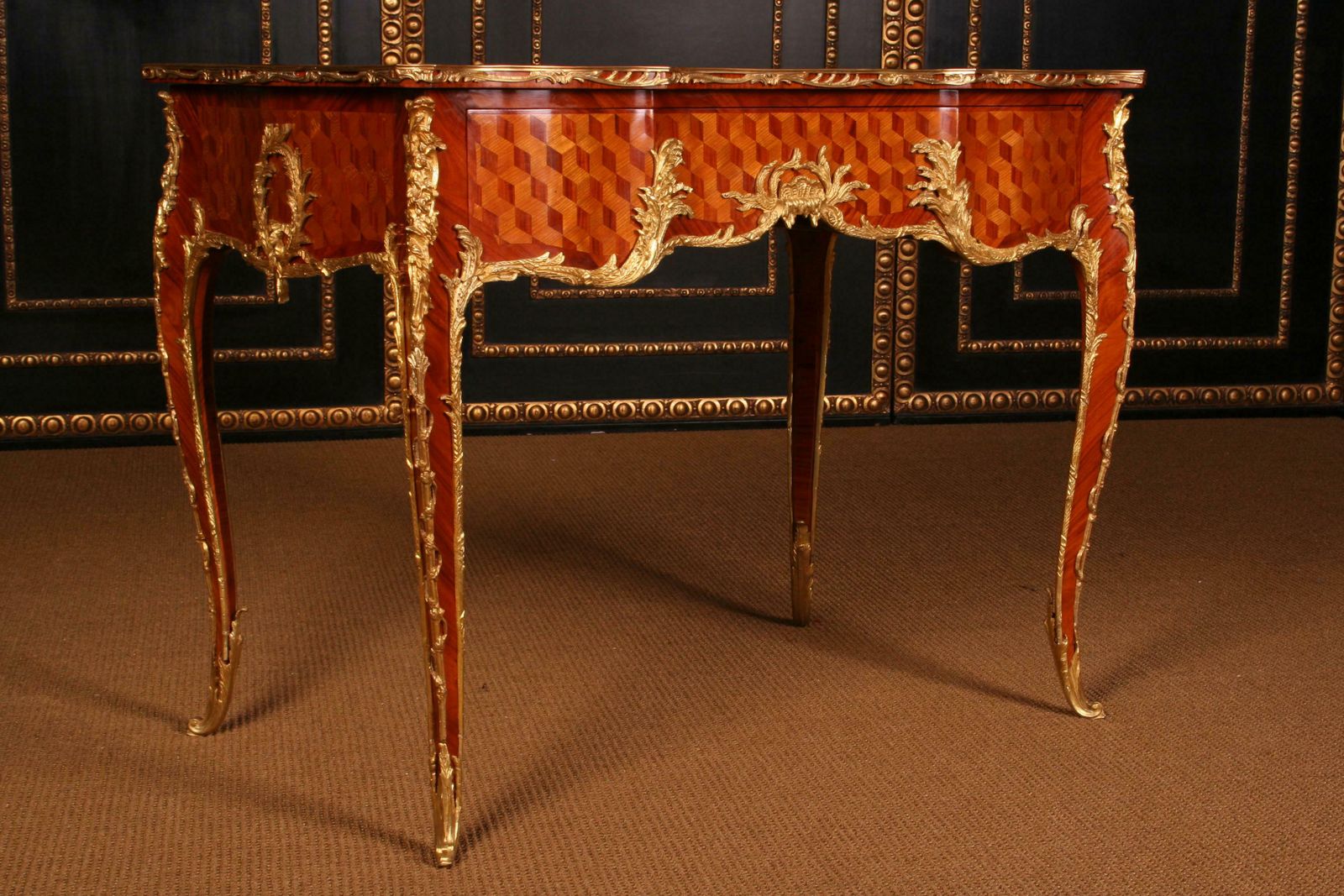 French Bureau Plat In Louis XV Style After Francois Linke photo Furniture