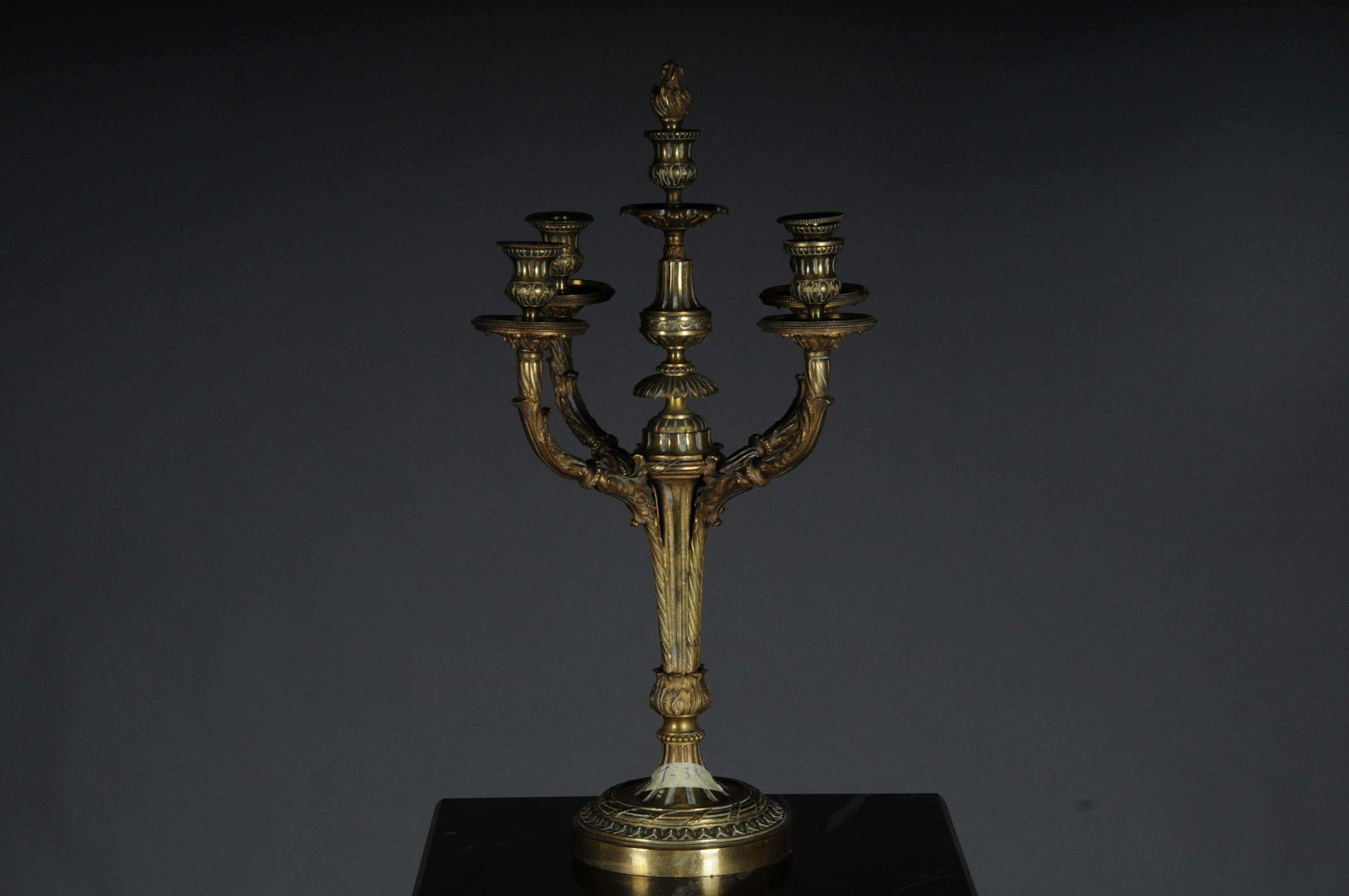 Antique French Bronze Candelabra / Candelabra Louis Seize XVI photo for sale