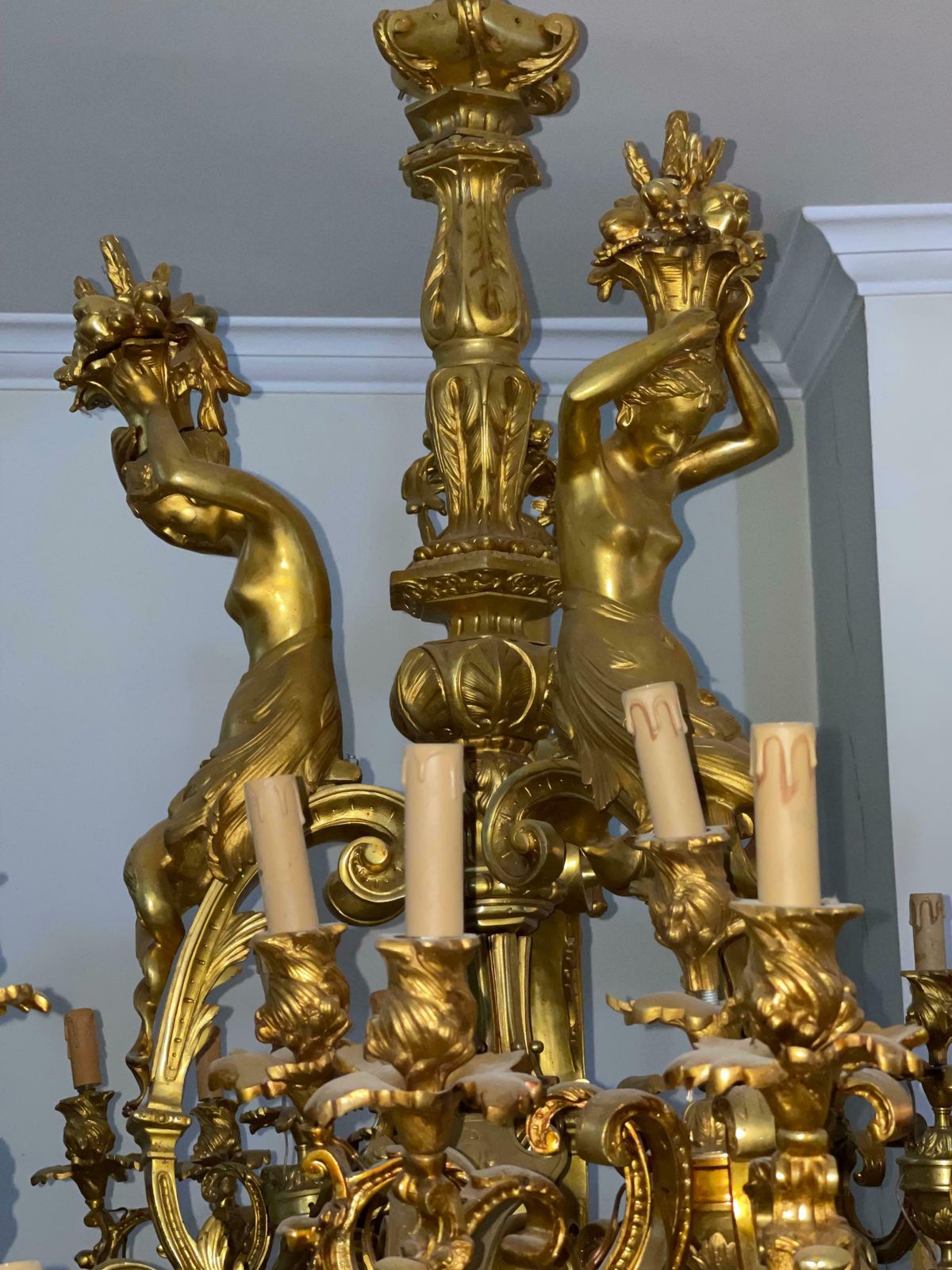 Monumental And Impressive 60 Light Gilt Chandelier, Paris ''1320 Lbs'' photo 143002.0