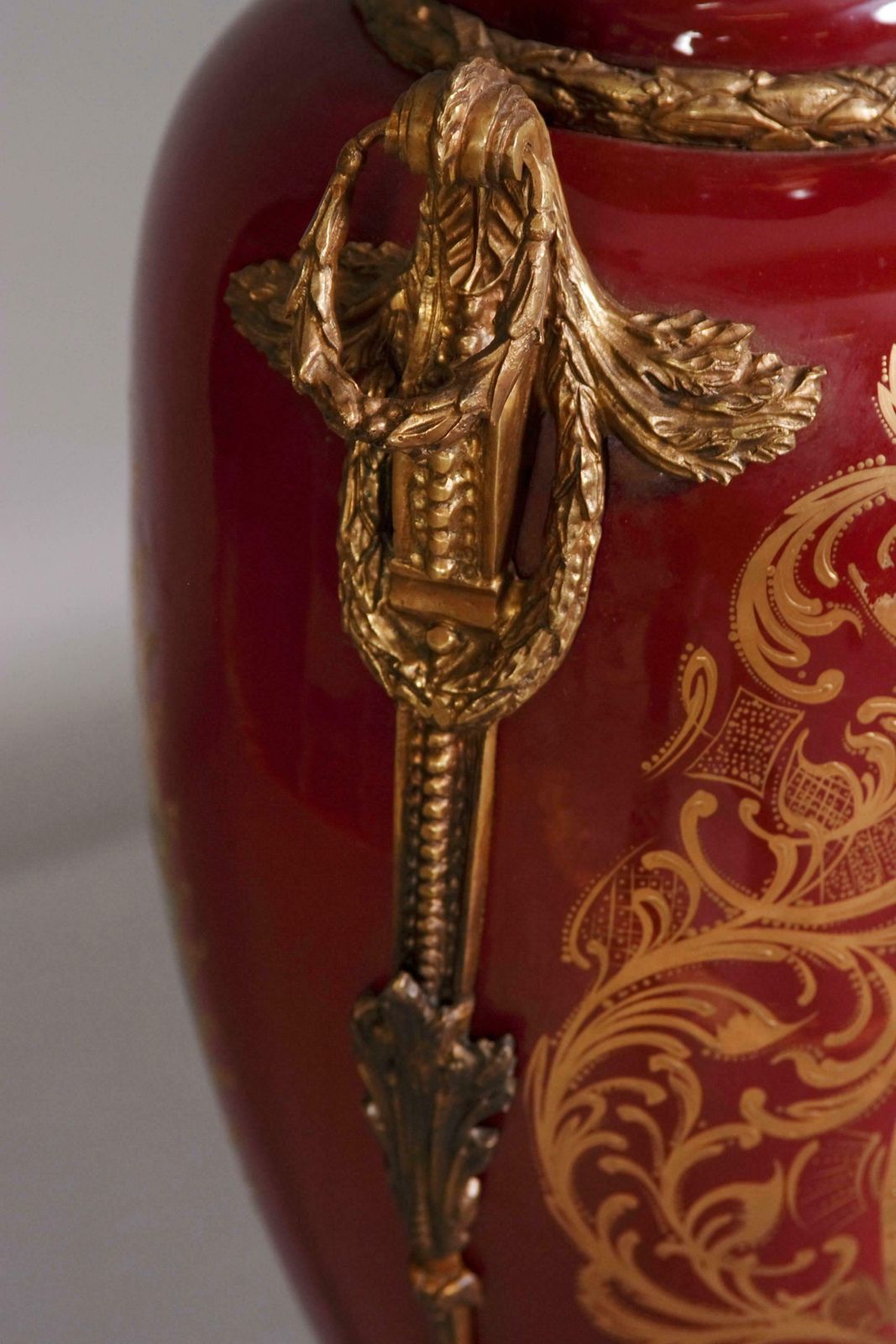 20th Century Napoleon Bonaparte Sèvre Pompe Lidded Vase photo Home Decor