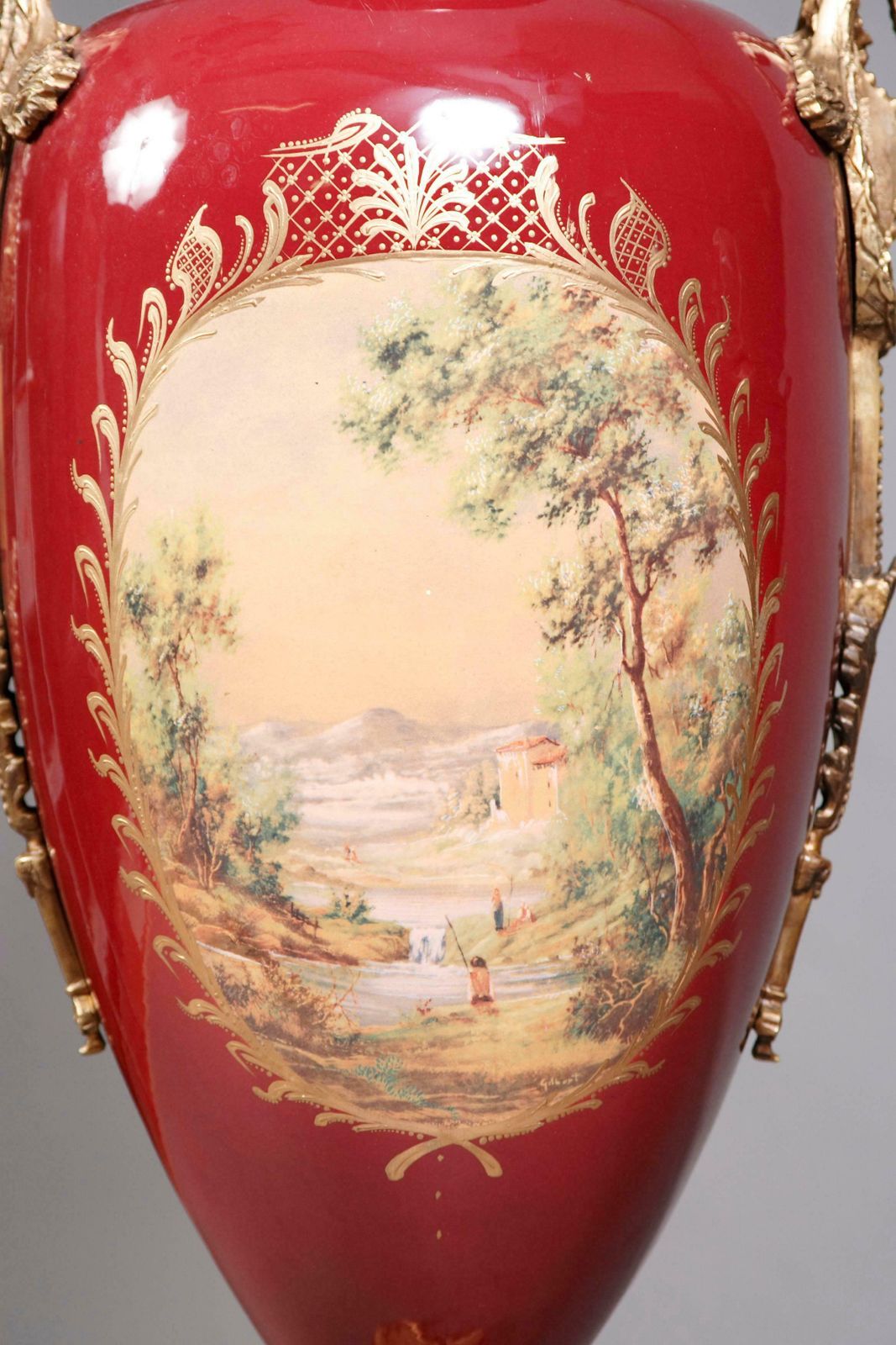 20th Century Napoleon Bonaparte Sèvre Pompe Lidded Vase photo 3161.0