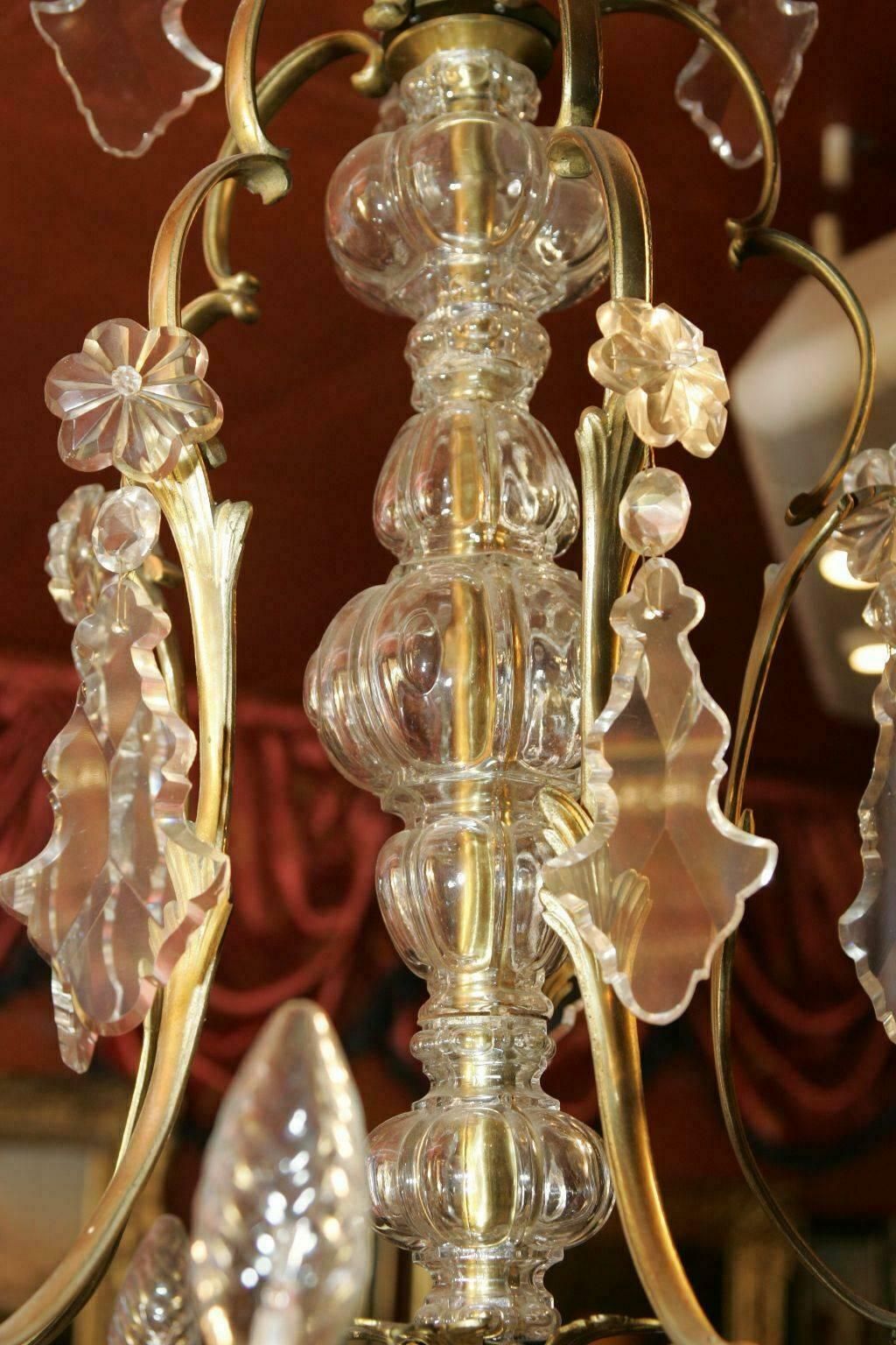 19th Century Louis XV Style French Chandelier photo Lighting