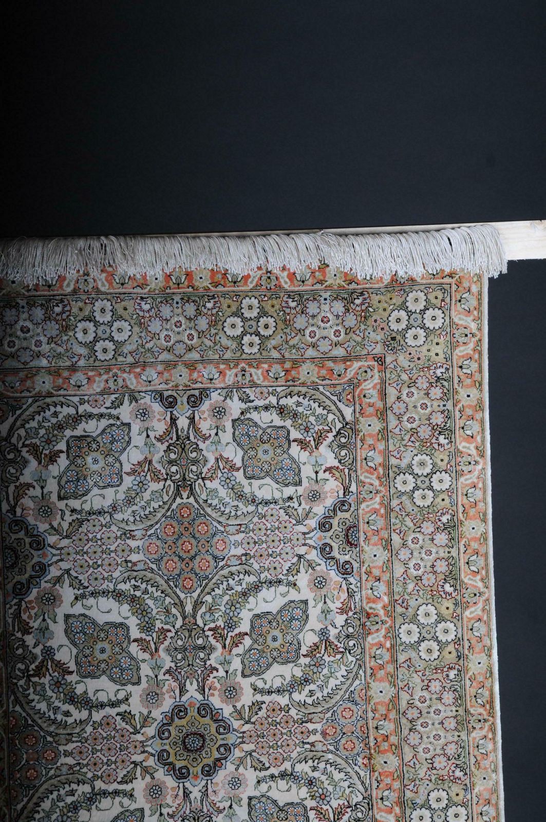 Paradise Prayer Rug, Silk End Of The 20th Century photo furniture