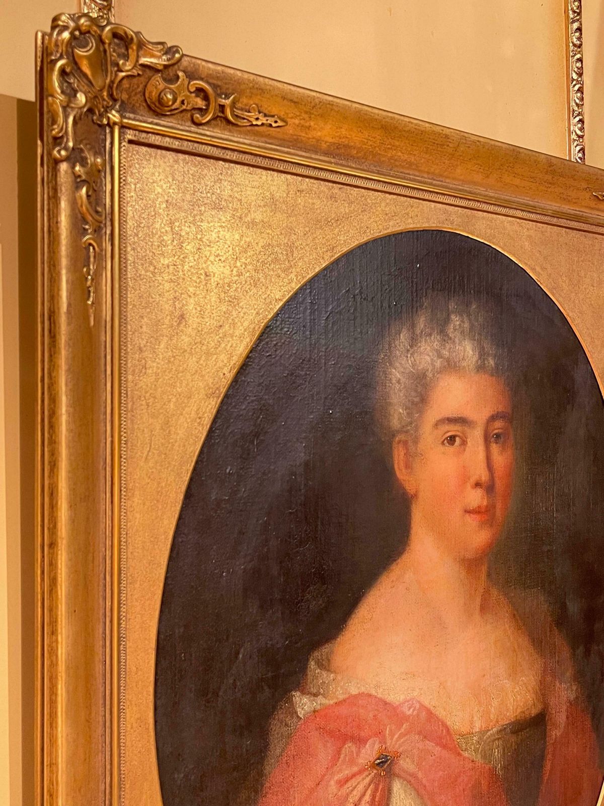 Antique Portrait / Oil Painting Of A Noblewoman, France 18th Century photo buy