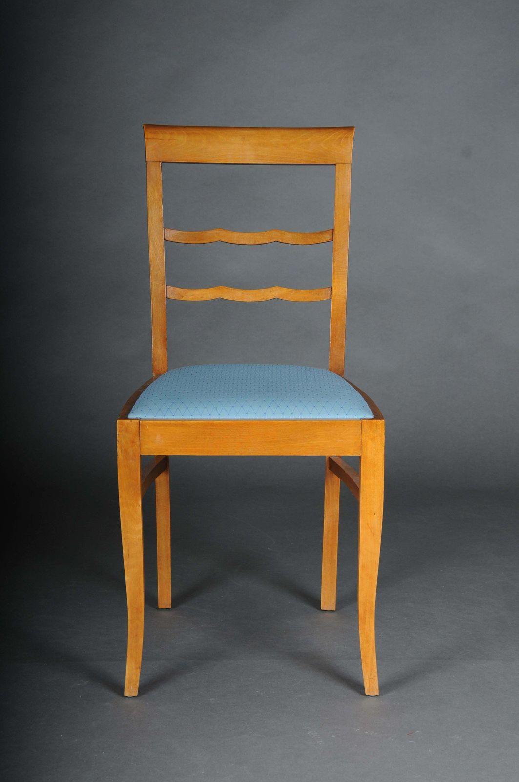 2792.0 20th Century Set Of 4 Biedermeier/Art Deco Chairs, Birch photo