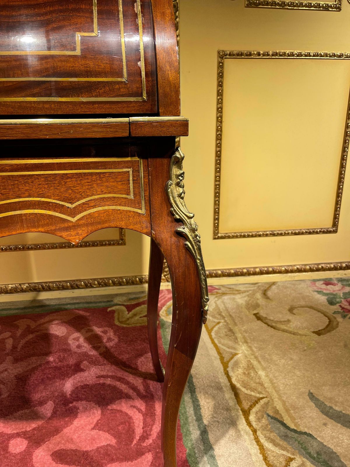 Unique French Roll Up Secretary/Desk In The Transition Style From Around 1890 photo vinterior
