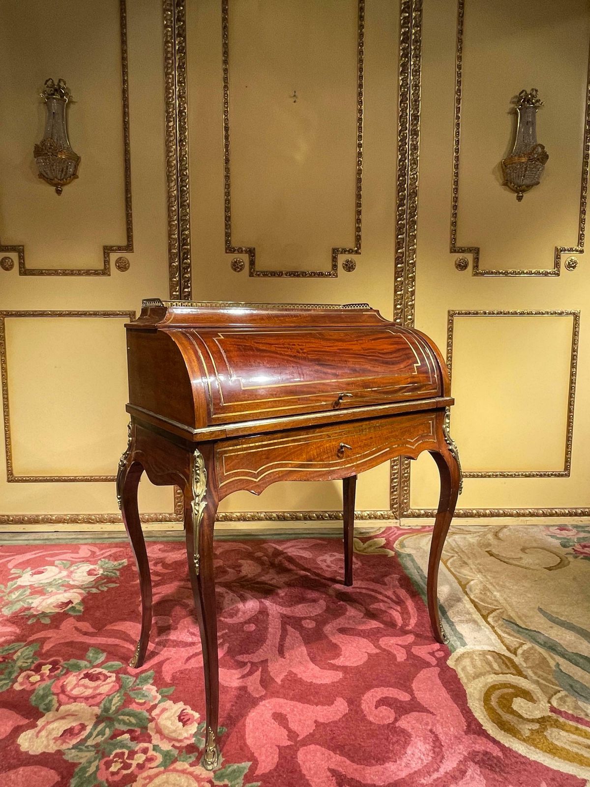 Unique French Roll Up Secretary/Desk In The Transition Style From Around 1890 photo buy